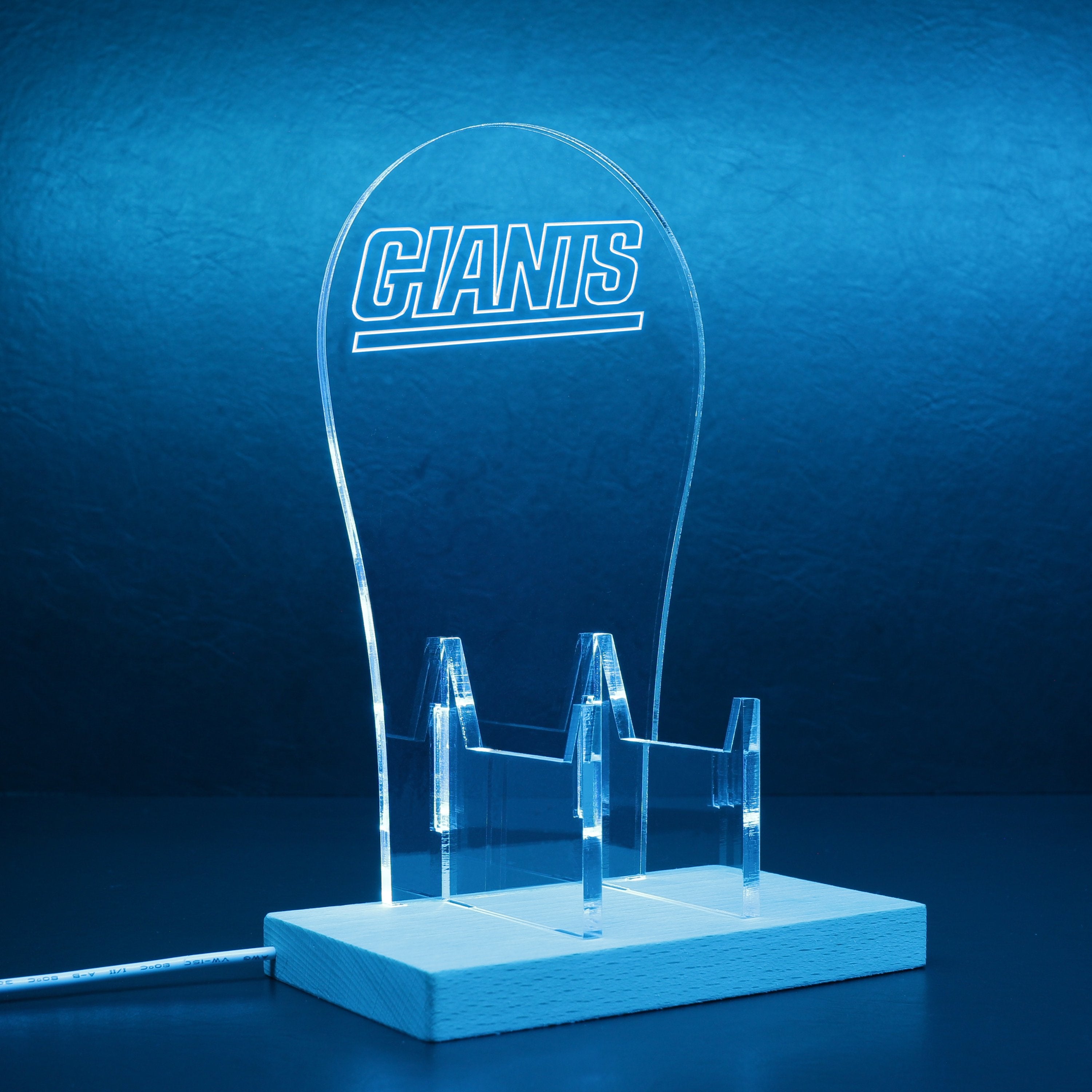 New York Giants RGB LED Gaming Headset Controller Stand