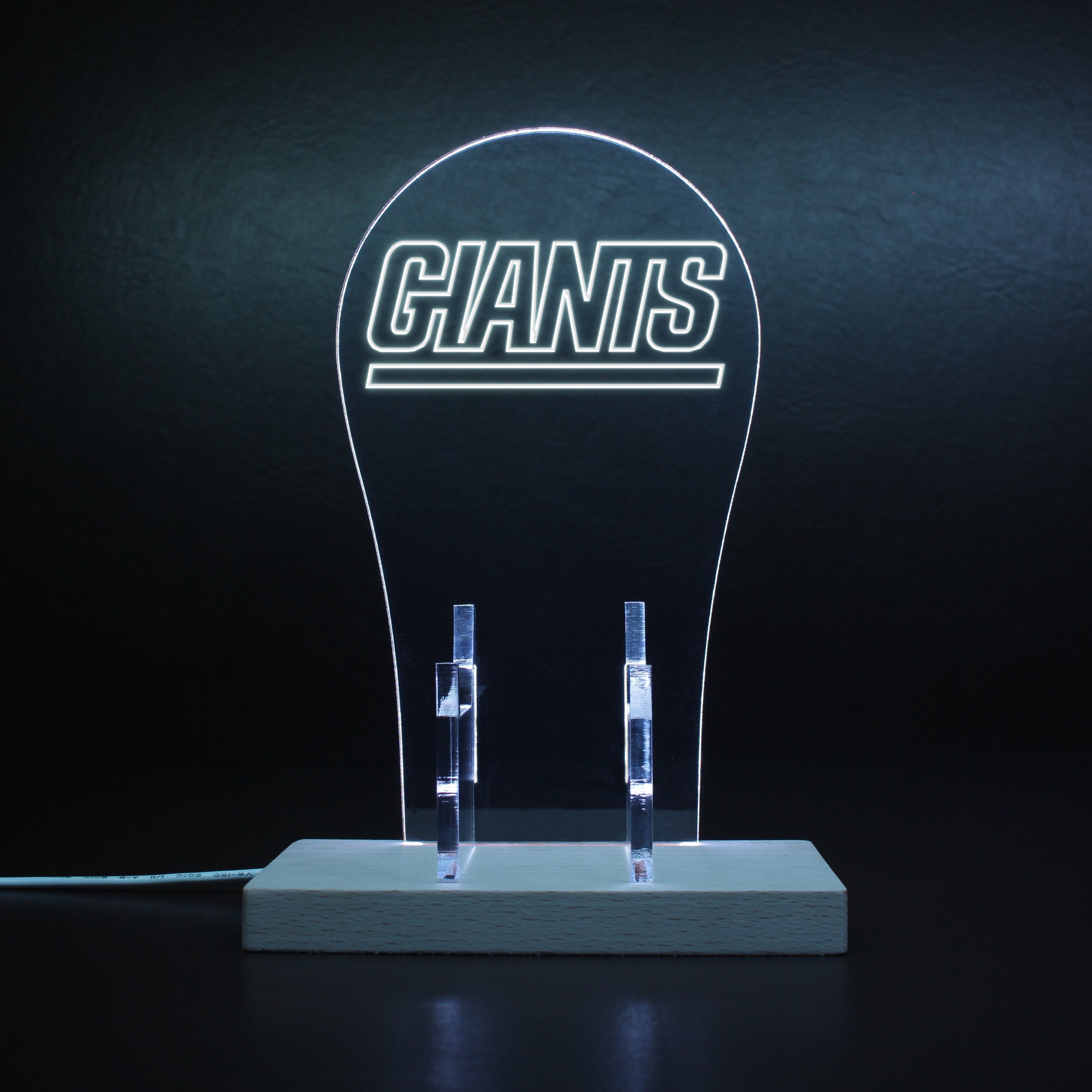 New York Giants RGB LED Gaming Headset Controller Stand