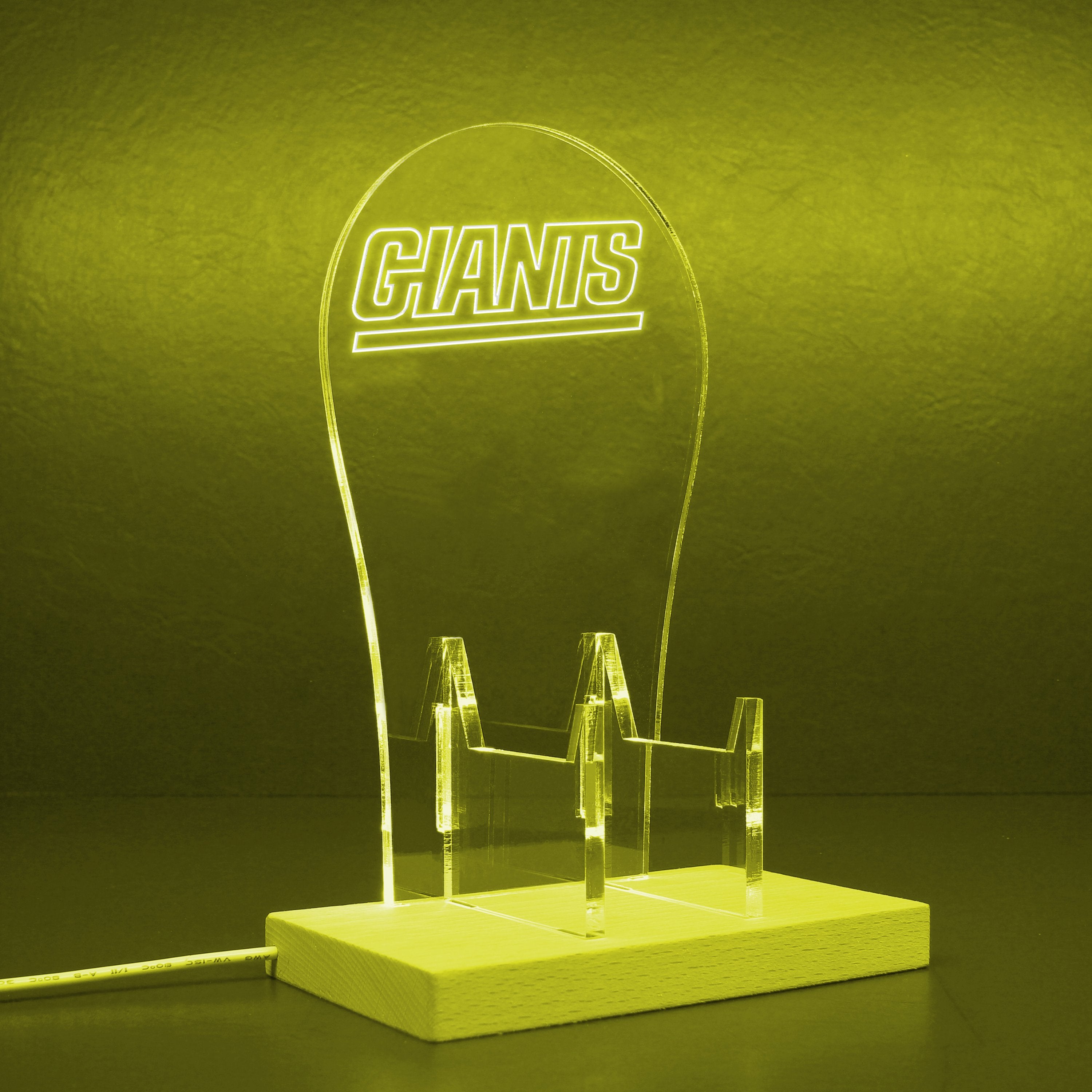 New York Giants RGB LED Gaming Headset Controller Stand