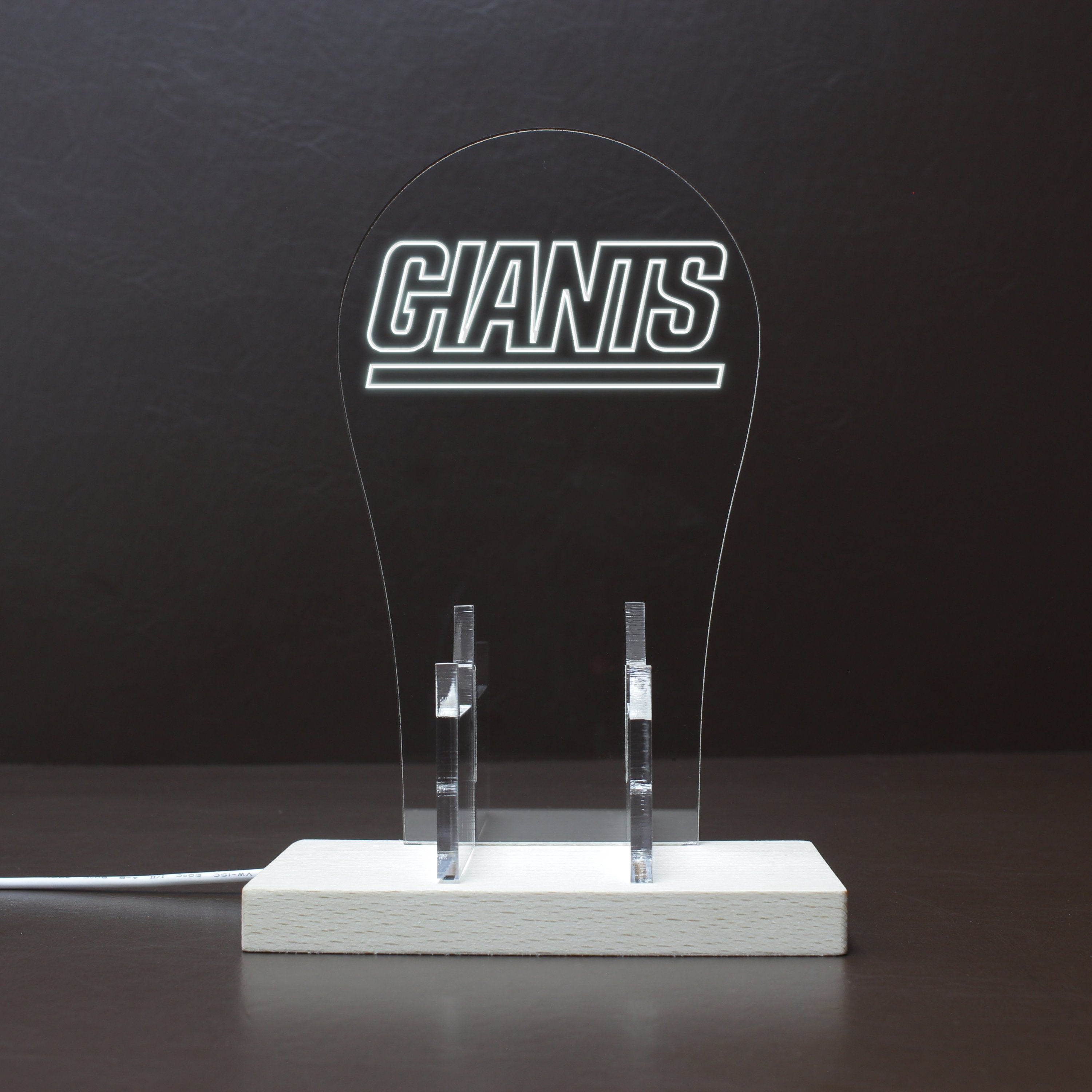 New York Giants RGB LED Gaming Headset Controller Stand