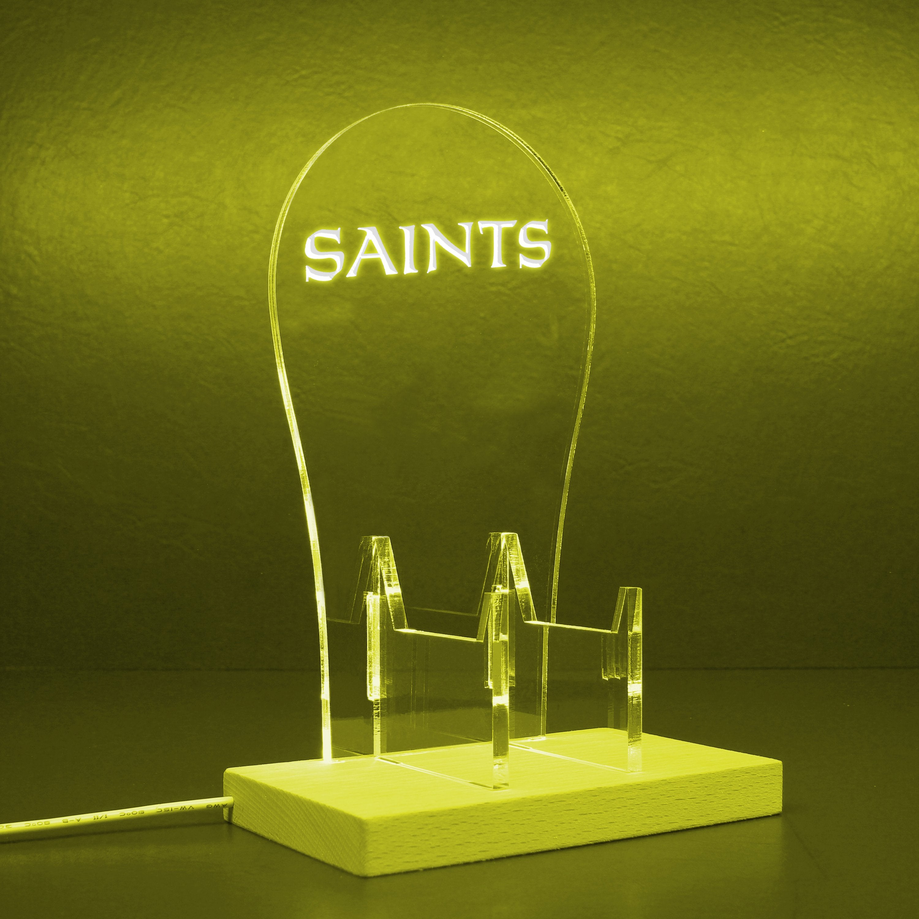 New Orleans Saints Stadium RGB LED Gaming Headset Controller Stand