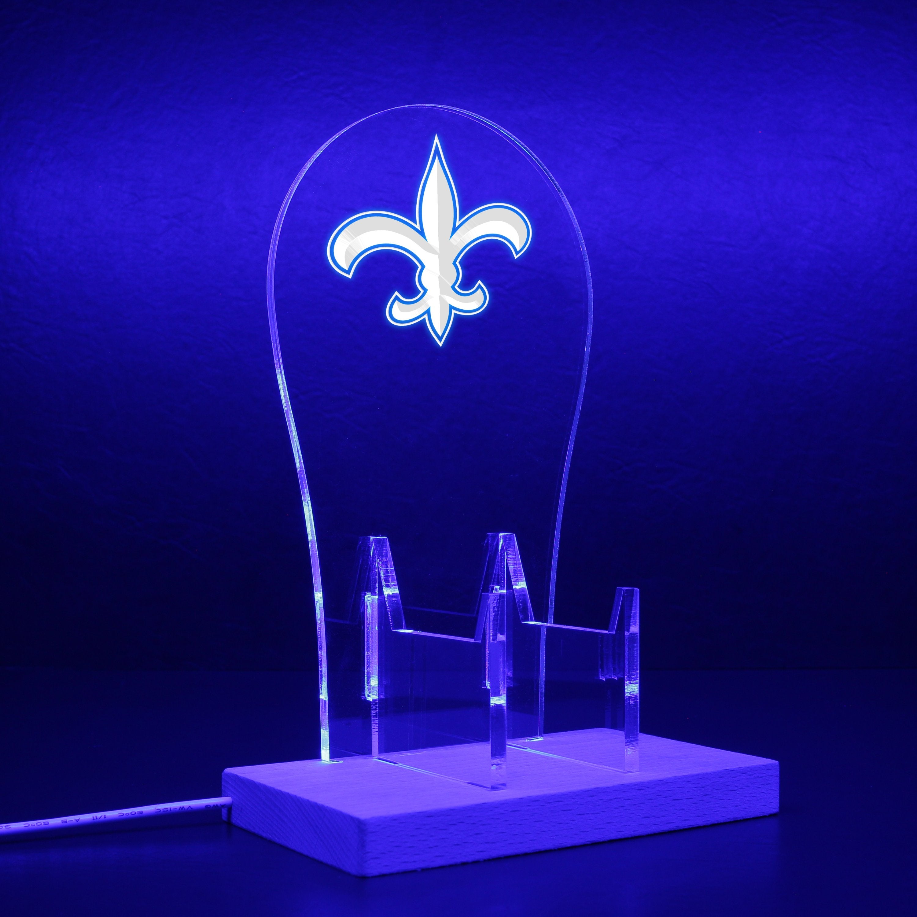 New Orleans Saints Stadium RGB LED Gaming Headset Controller Stand