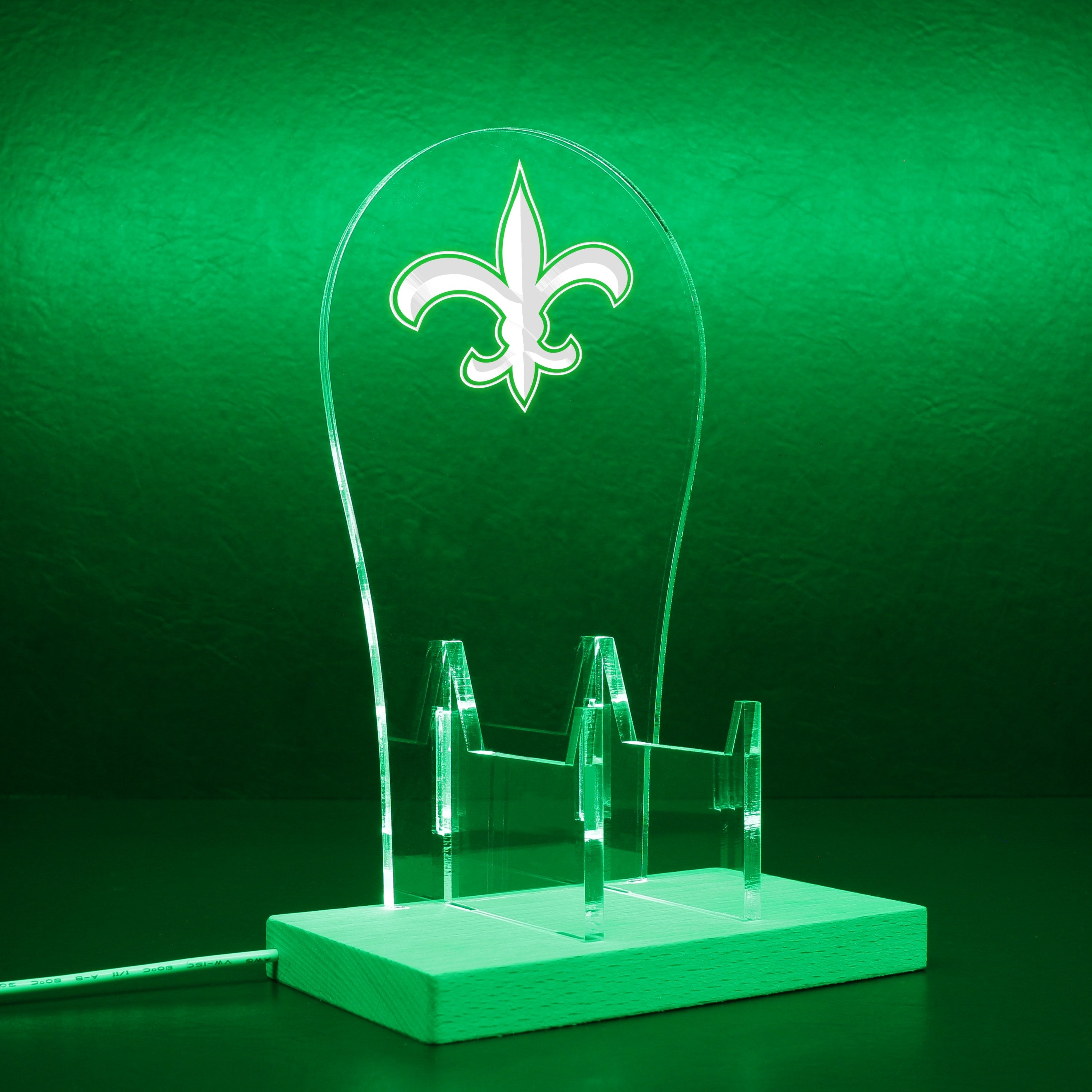 New Orleans Saints Stadium RGB LED Gaming Headset Controller Stand