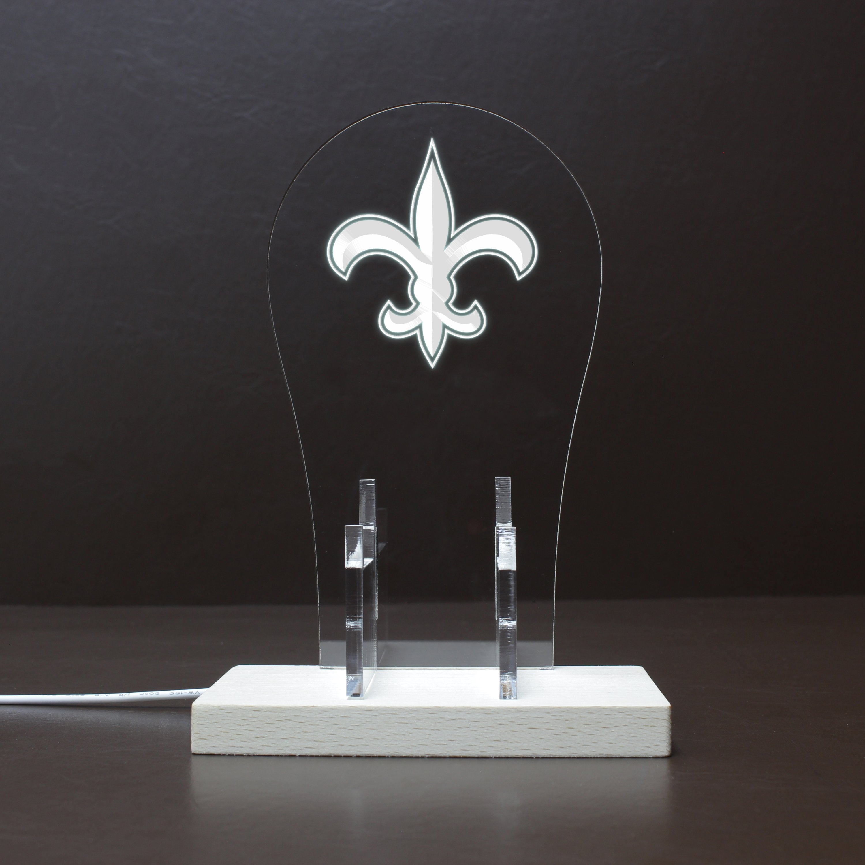 New Orleans Saints Stadium RGB LED Gaming Headset Controller Stand