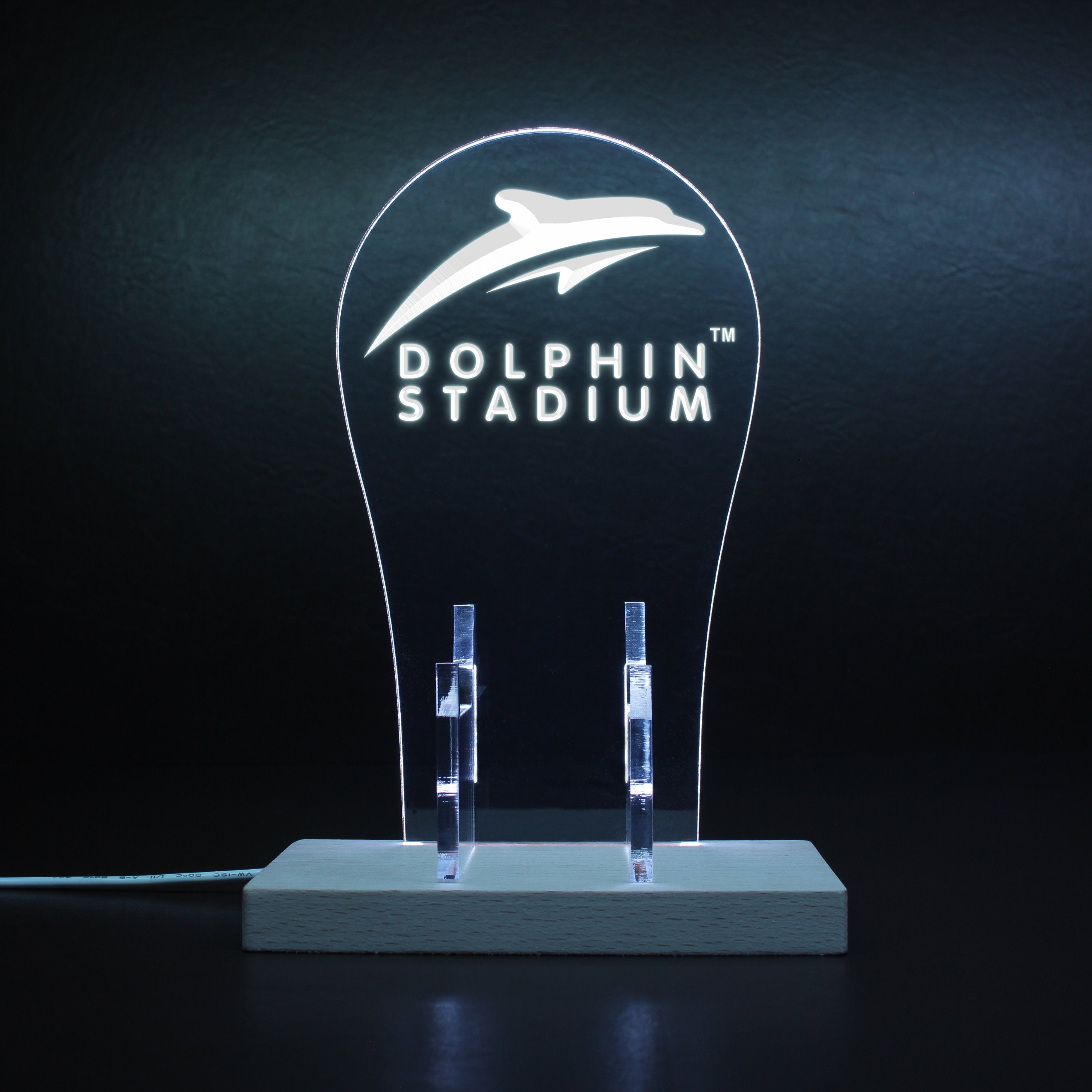 Miami Dolphins RGB LED Gaming Headset Controller Stand