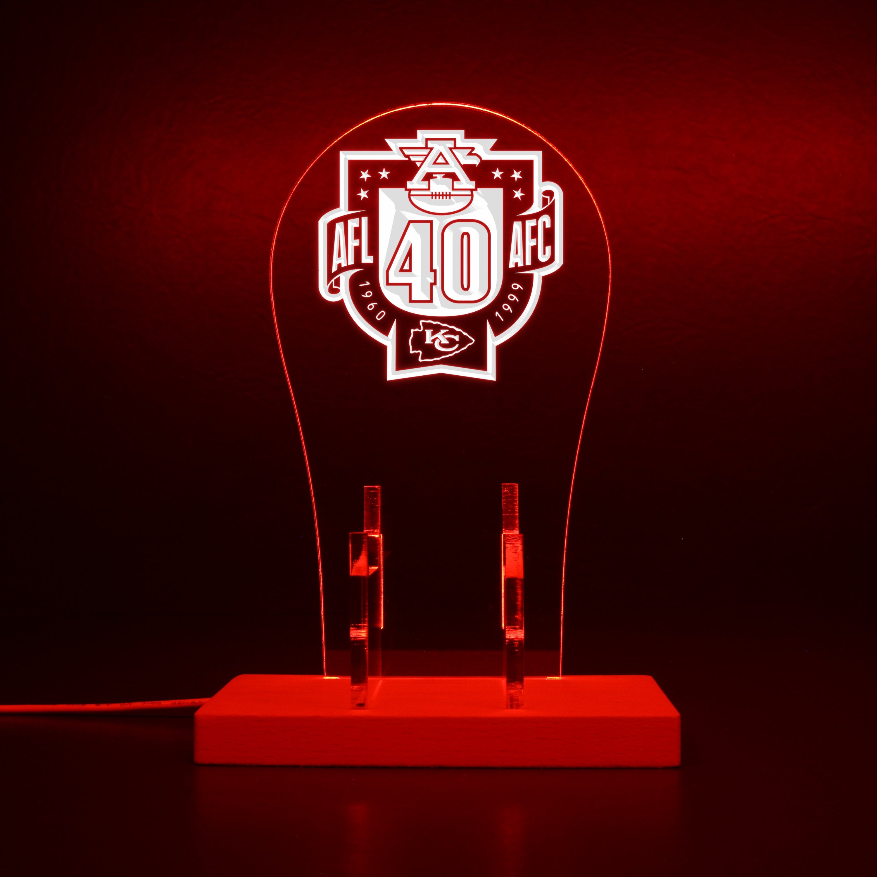 Kansas City Chiefs RGB LED Gaming Headset Controller Stand