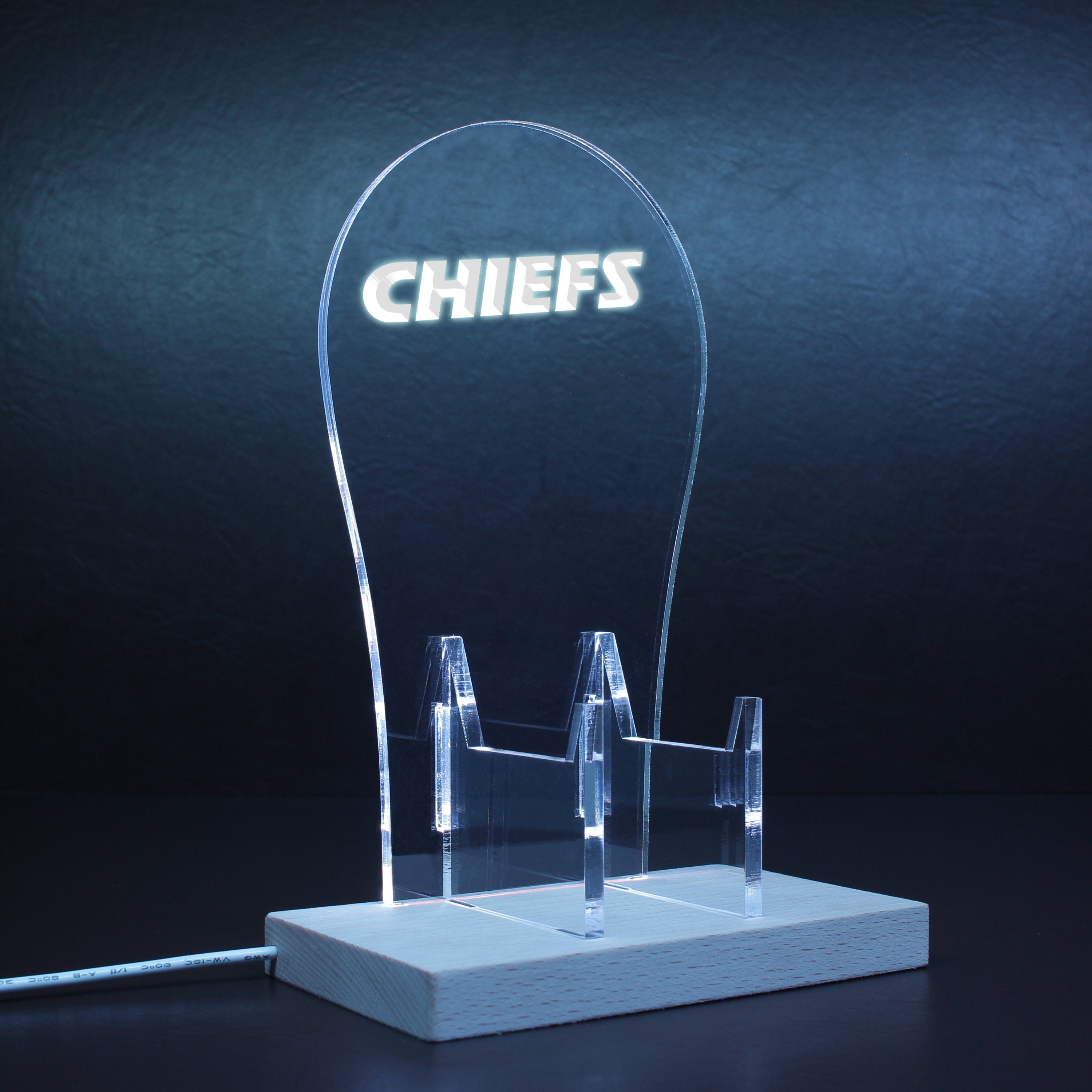 Kansas City Chiefs RGB LED Gaming Headset Controller Stand
