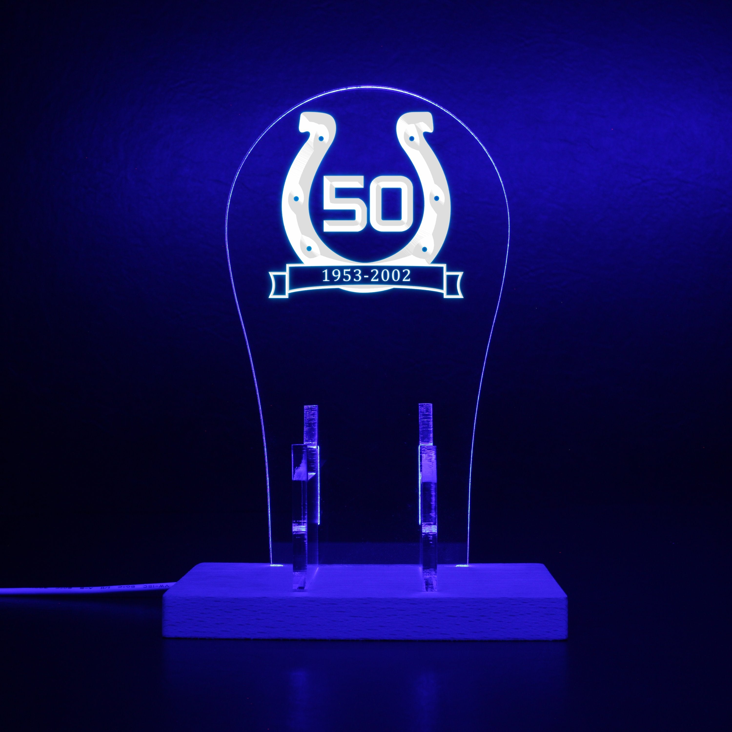 Colts franchise 50th Anniversary RGB LED Gaming Headset Controller Stand