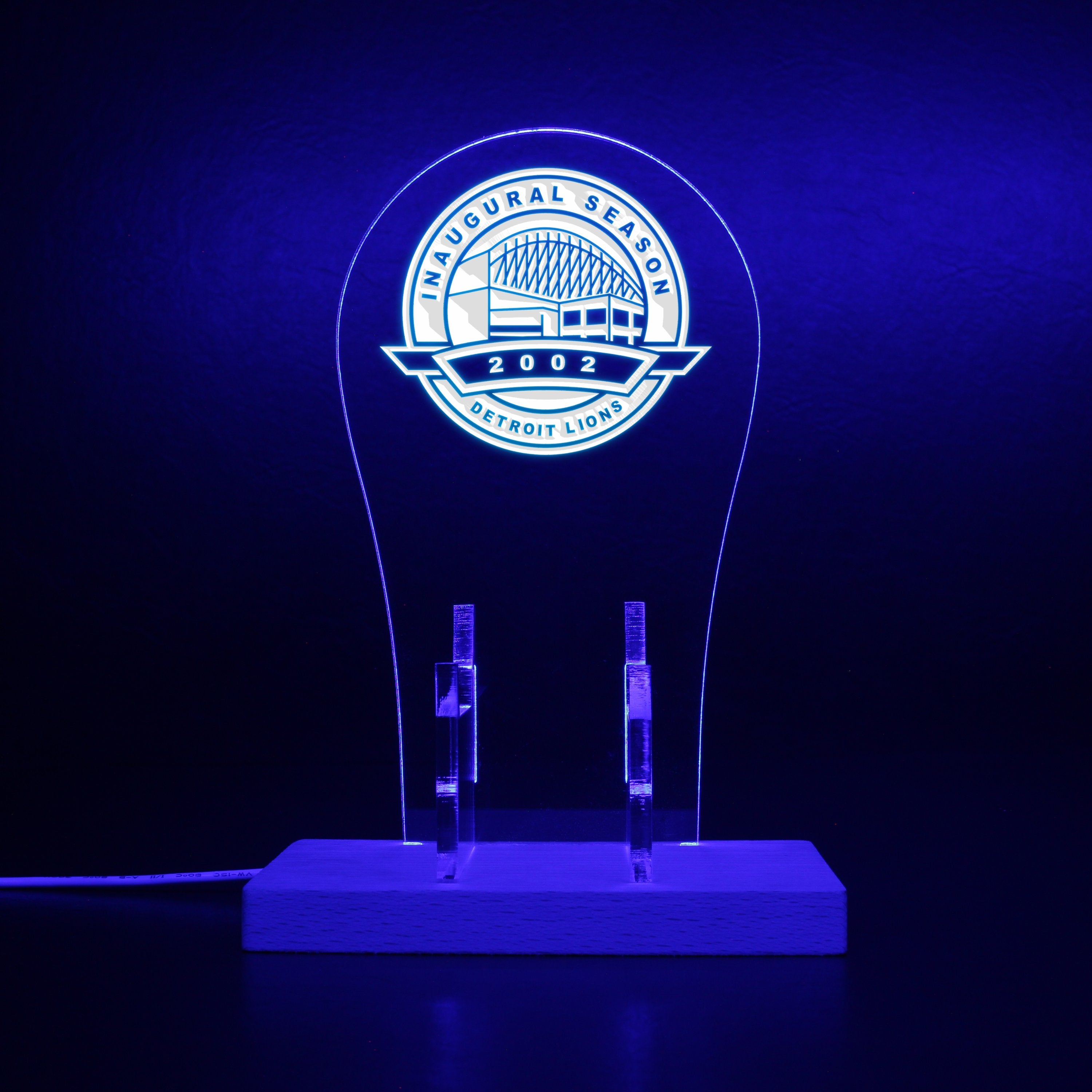 Inaugural Season - Ford Field Detroit Lions RGB LED Gaming Headset Controller Stand