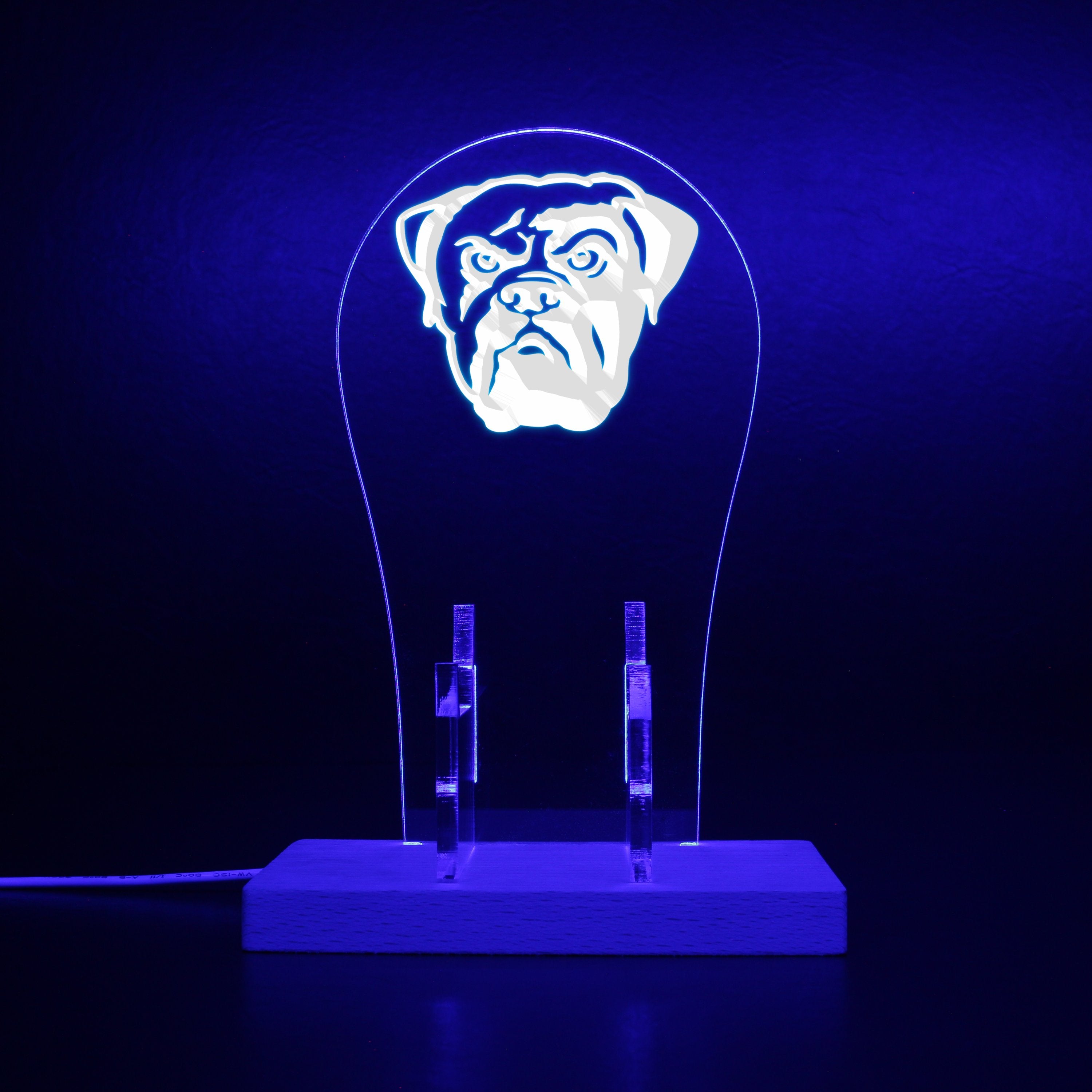 Cleveland Browns alternate logo in use since 2003 RGB LED Gaming Headset Controller Stand