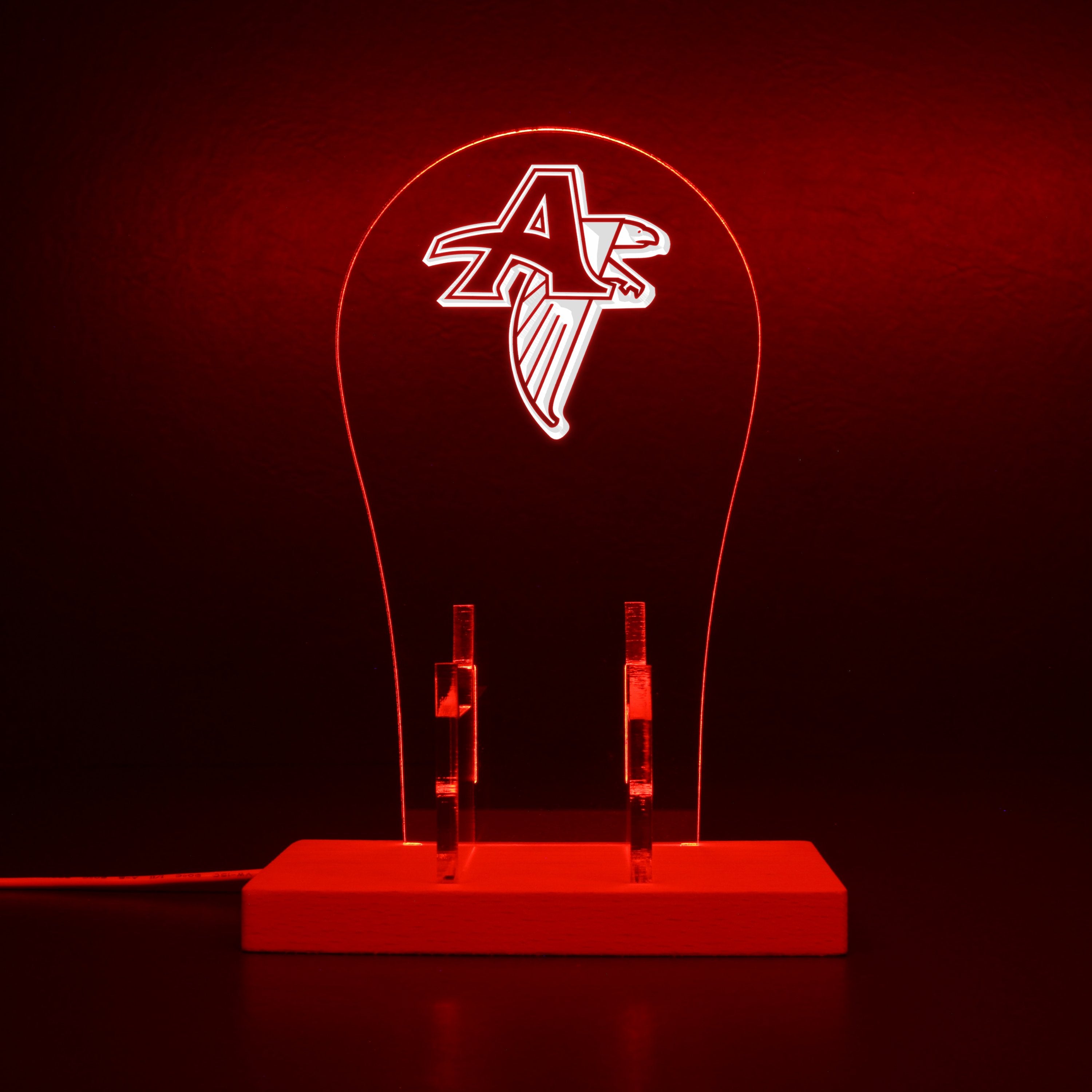 Atlanta Falcons Alternate Logo RGB LED Gaming Headset Controller Stand