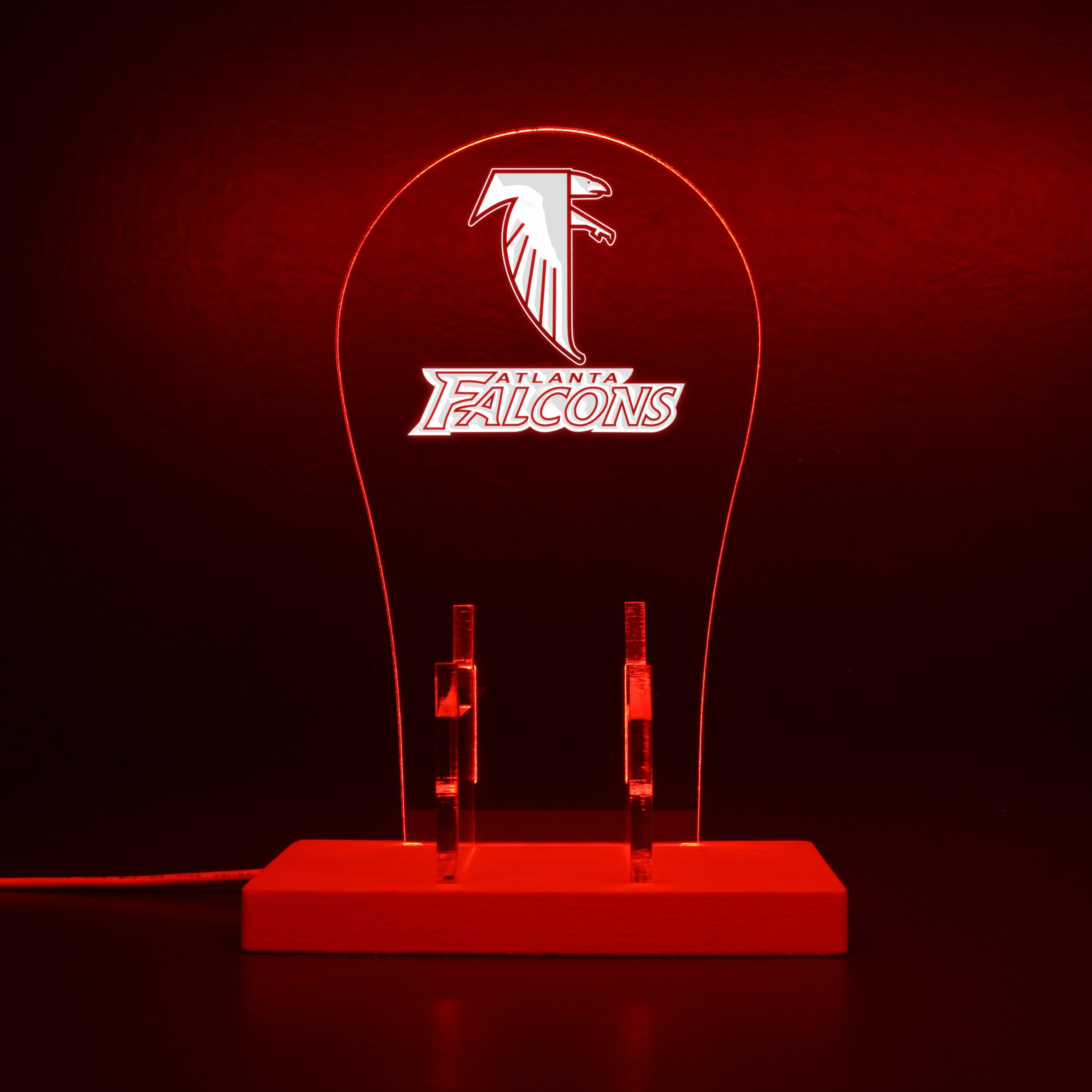 Atlanta Falcons Alternate Logo RGB LED Gaming Headset Controller Stand