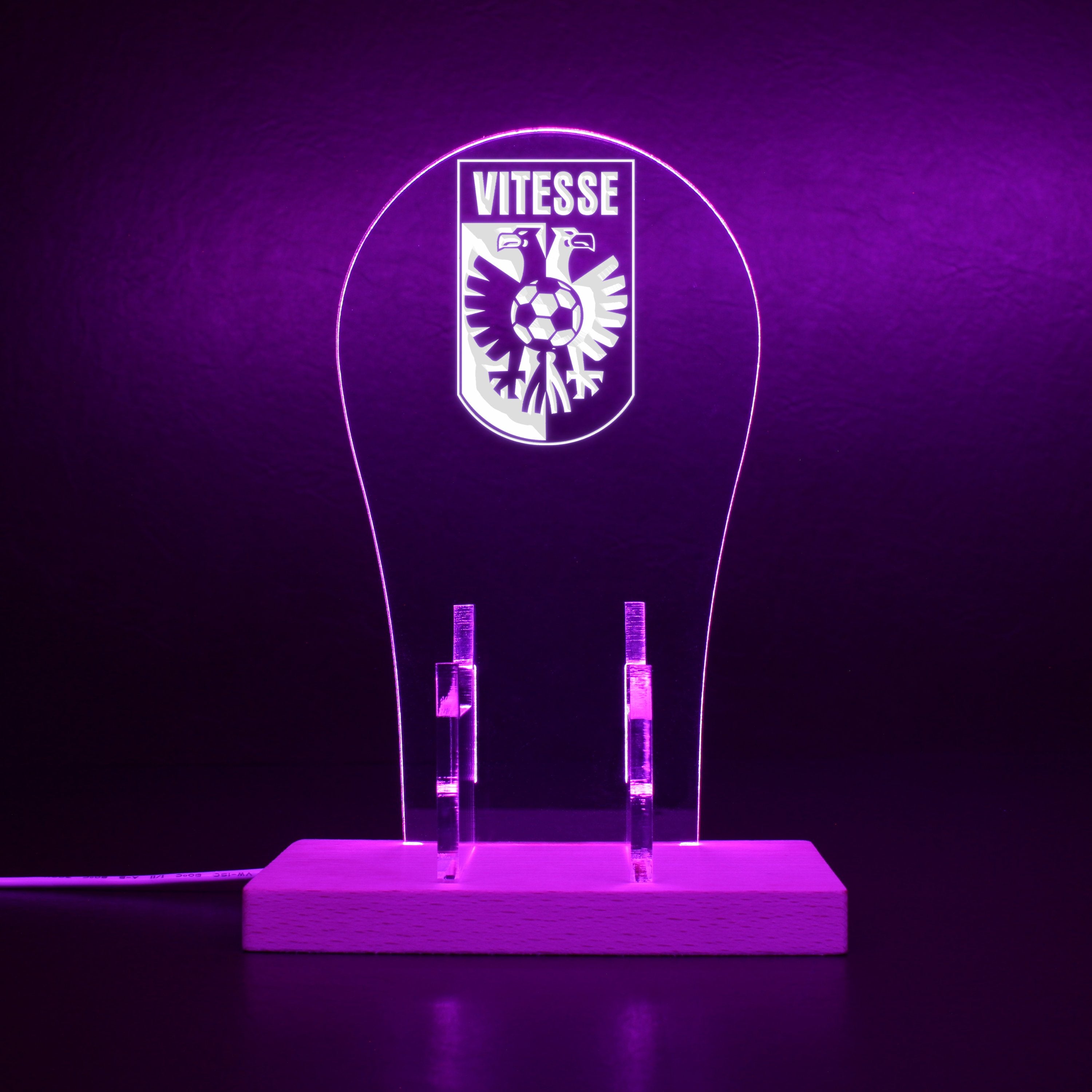 Vitesse Arnhem Stichting Betaald Voetbal Dutch Eredivisie RGB LED Gaming Headset Controller Stand