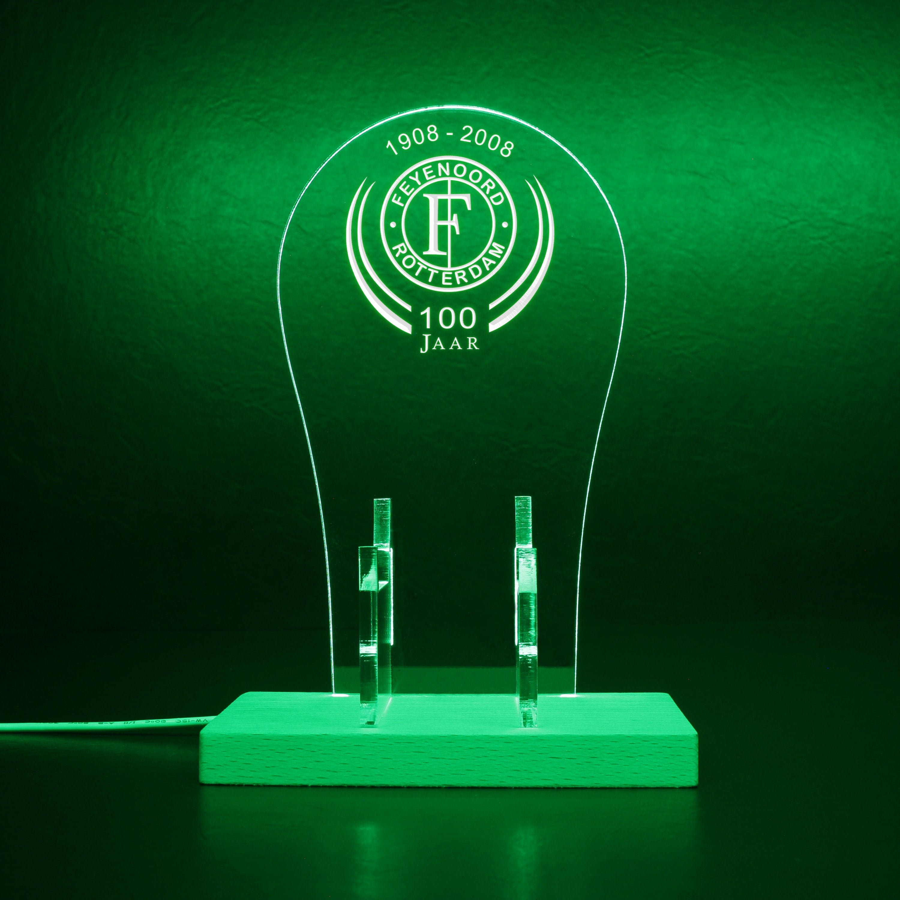 Feyenoord Rotterdam 1908- 2008 Dutch Eredivisie RGB LED Gaming Headset Controller Stand