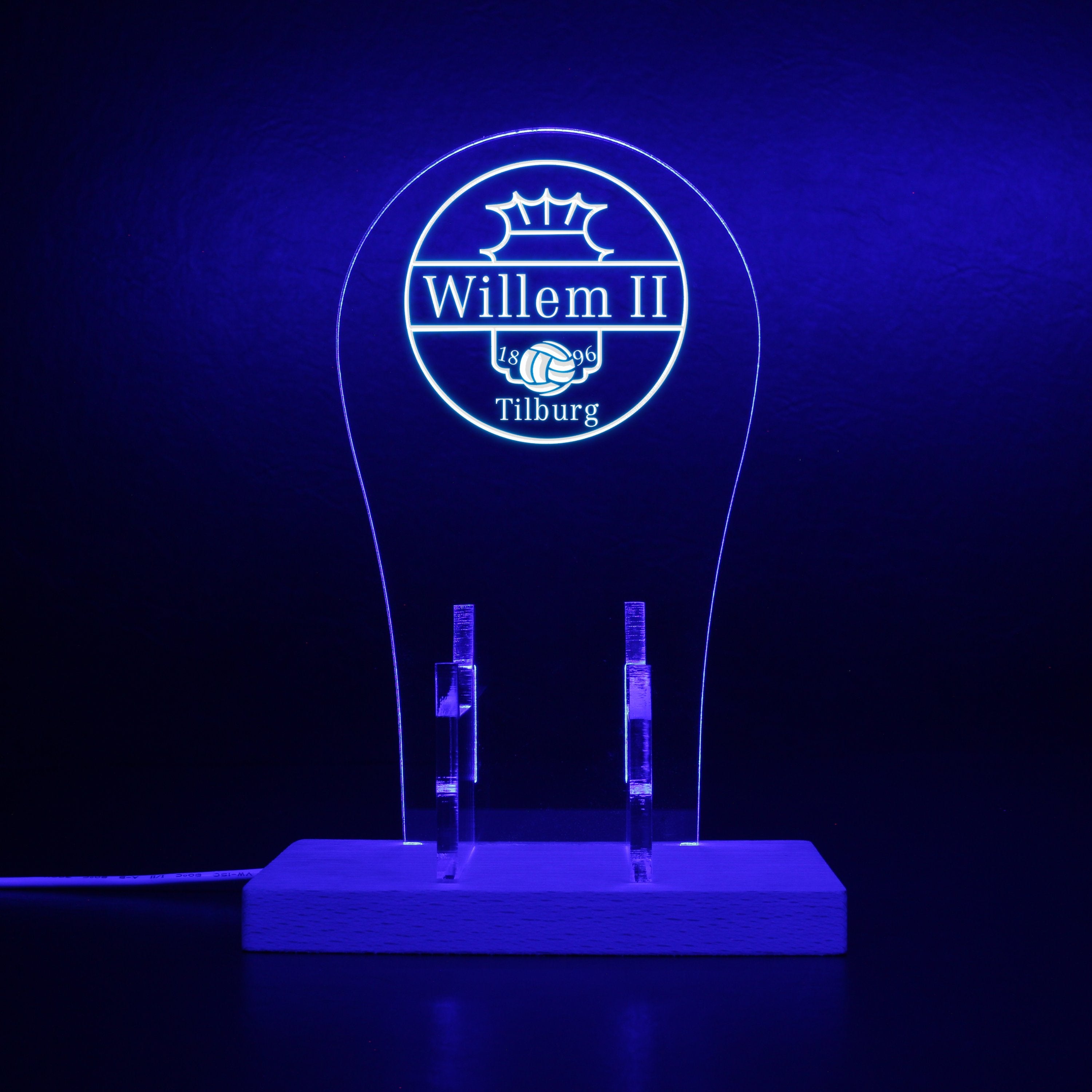 Willem II Tilburg Dutch Eredivisie RGB LED Gaming Headset Controller Stand