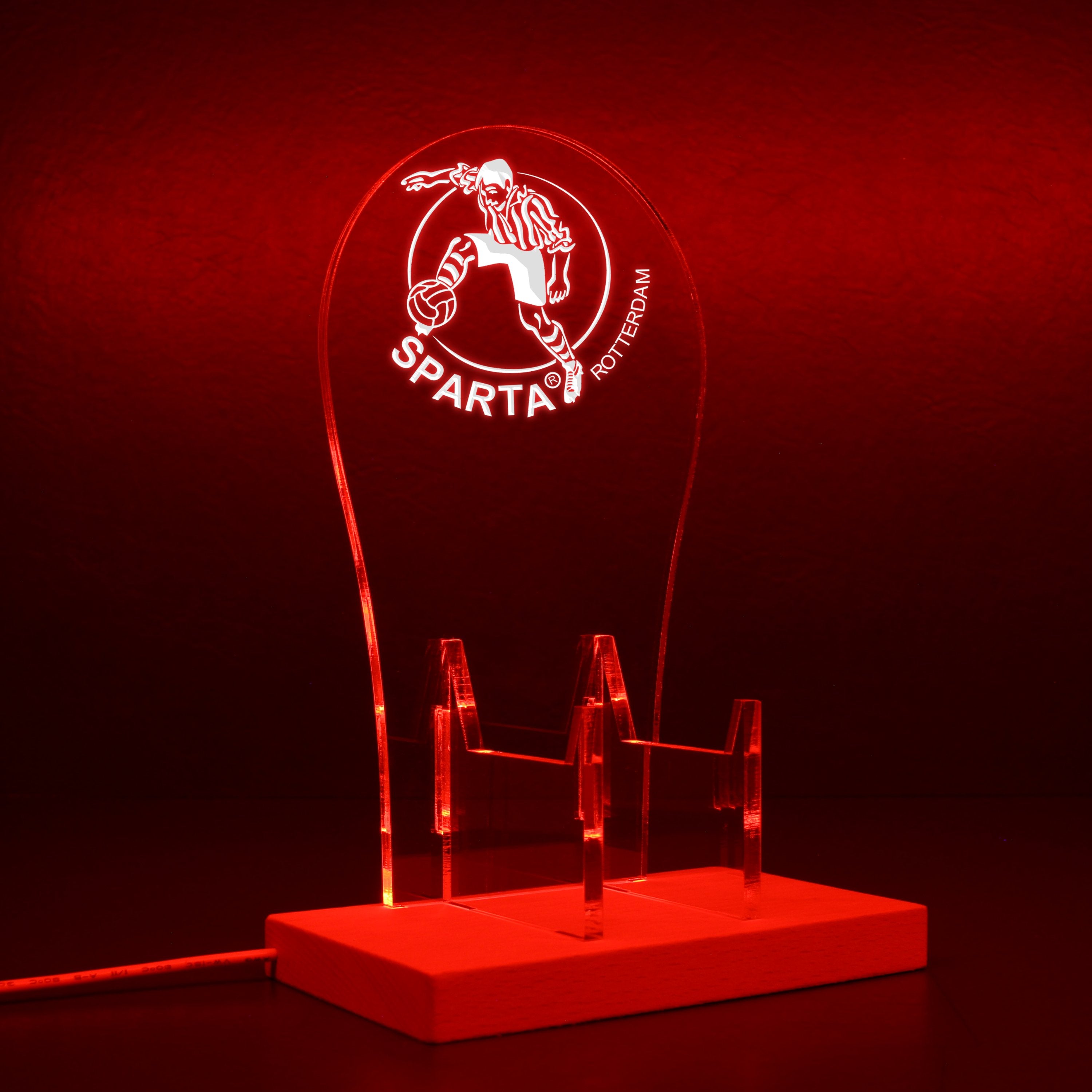 Sparta Rotterdam Eerste Divisie Netherlands RGB LED Gaming Headset Controller Stand
