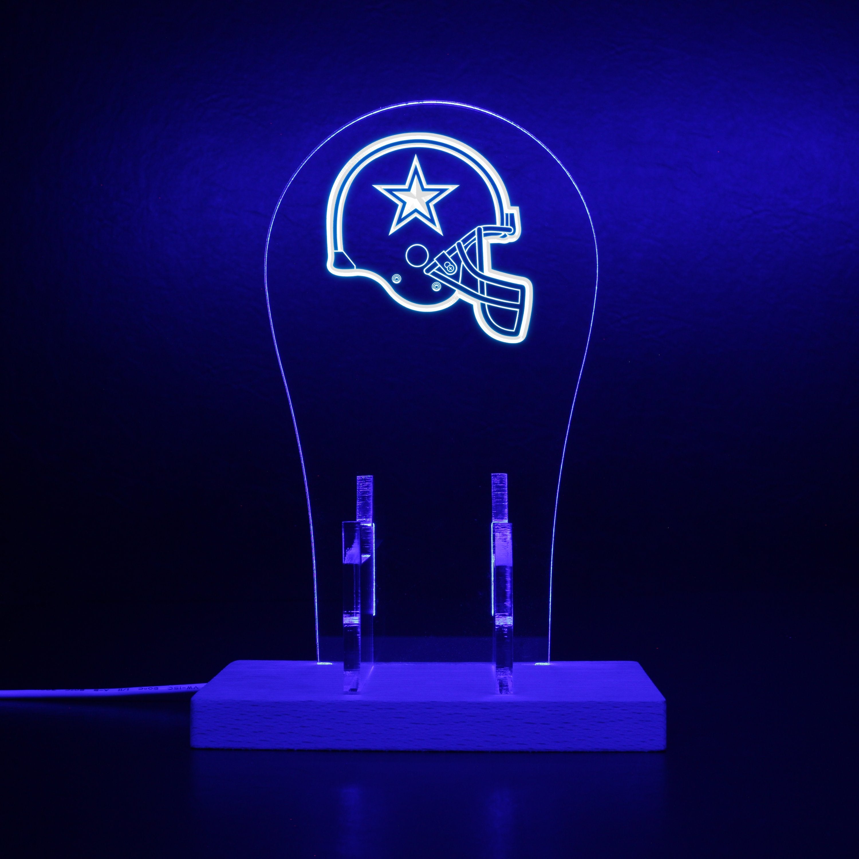 Dallas Cowboys Helmet RGB LED Gaming Headset Controller Stand