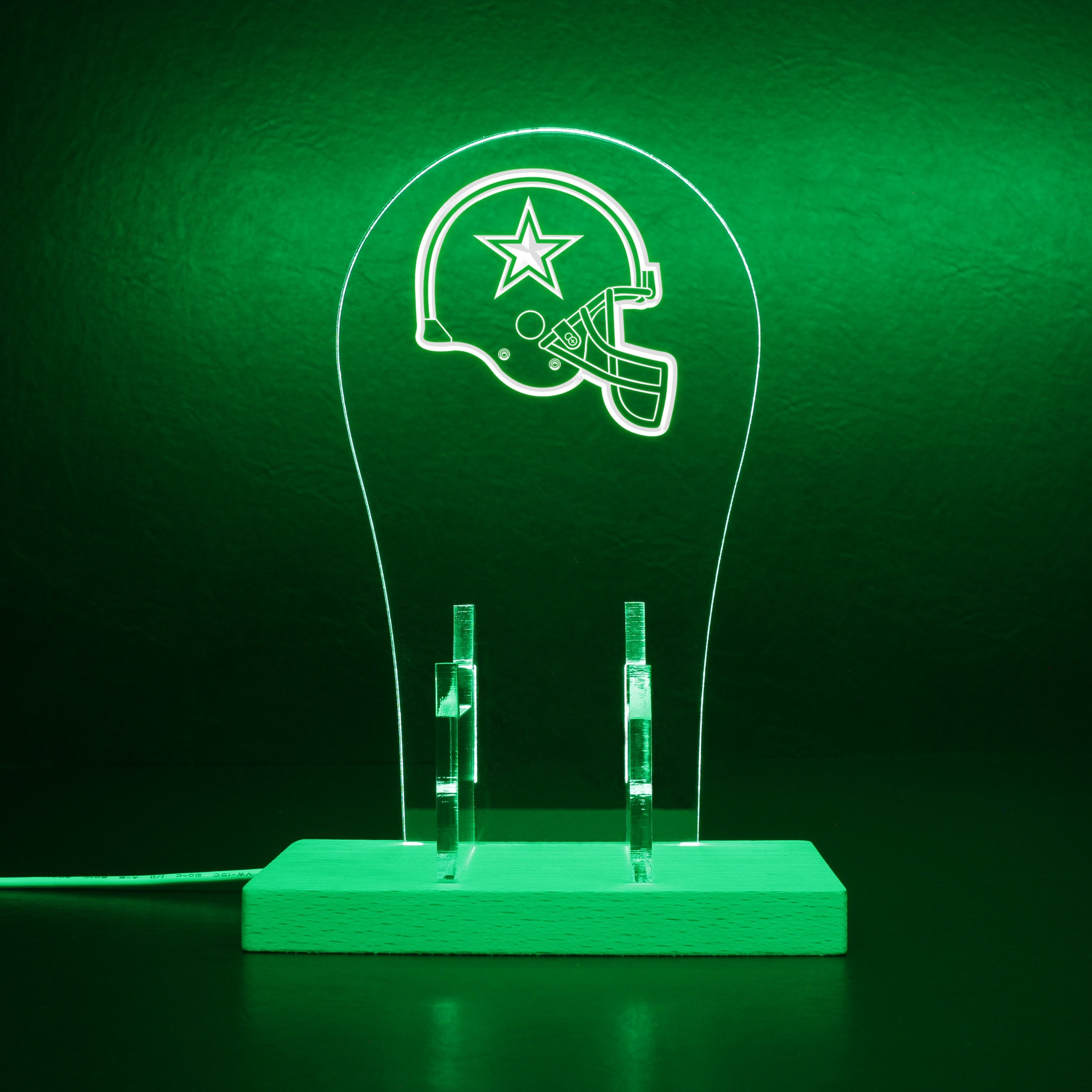 Dallas Cowboys Helmet RGB LED Gaming Headset Controller Stand