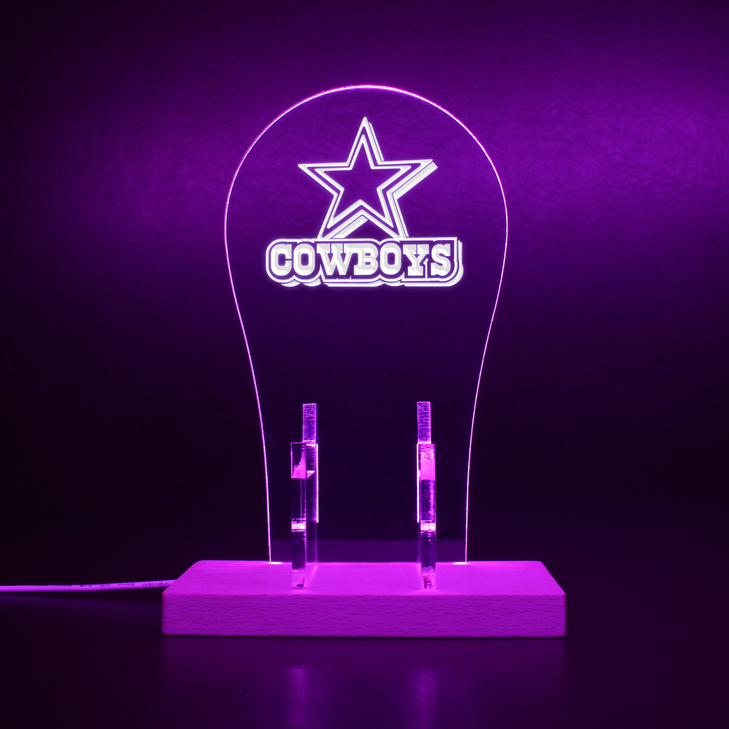 Dallas Cowboys Star RGB LED Gaming Headset Controller Stand