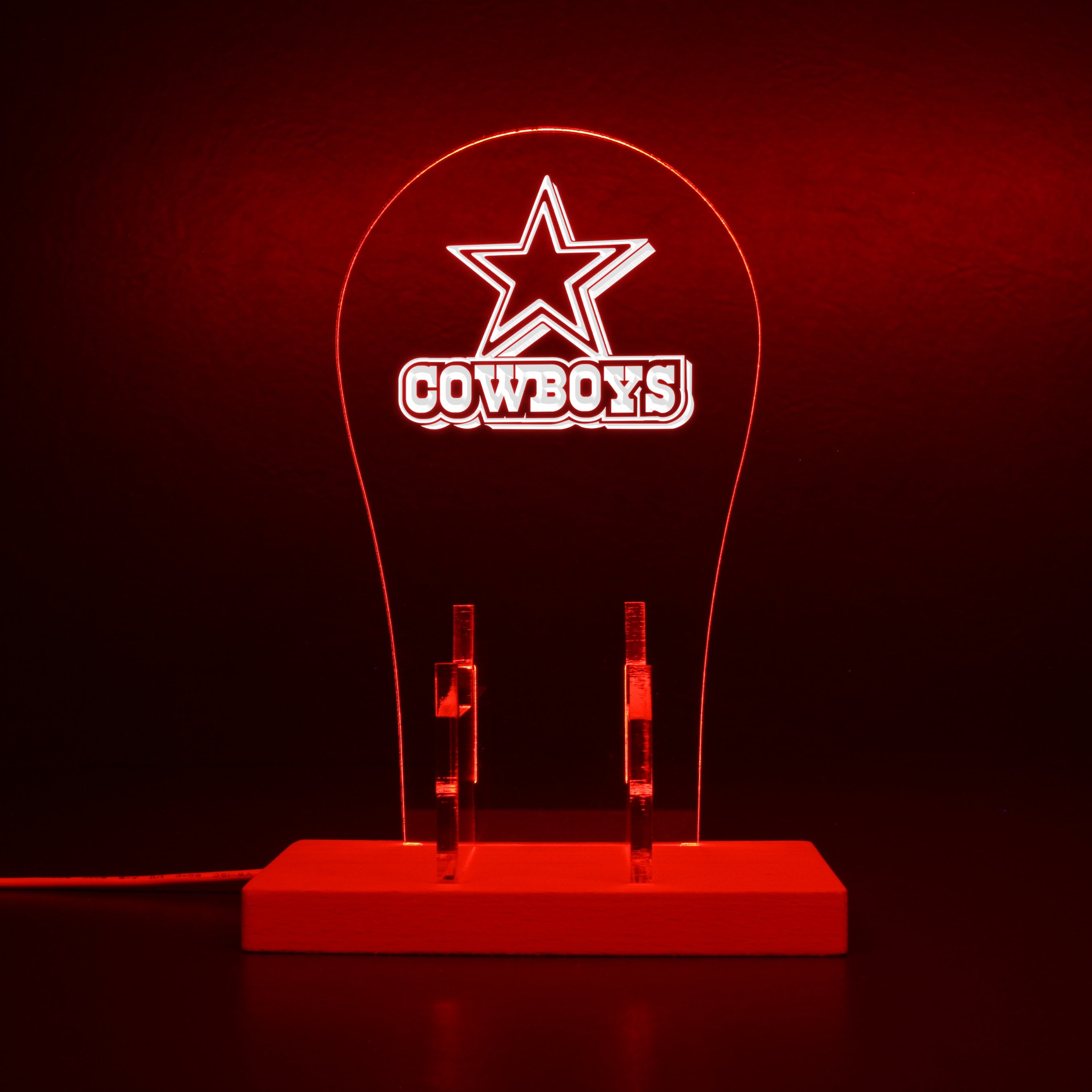 Dallas Cowboys Star RGB LED Gaming Headset Controller Stand