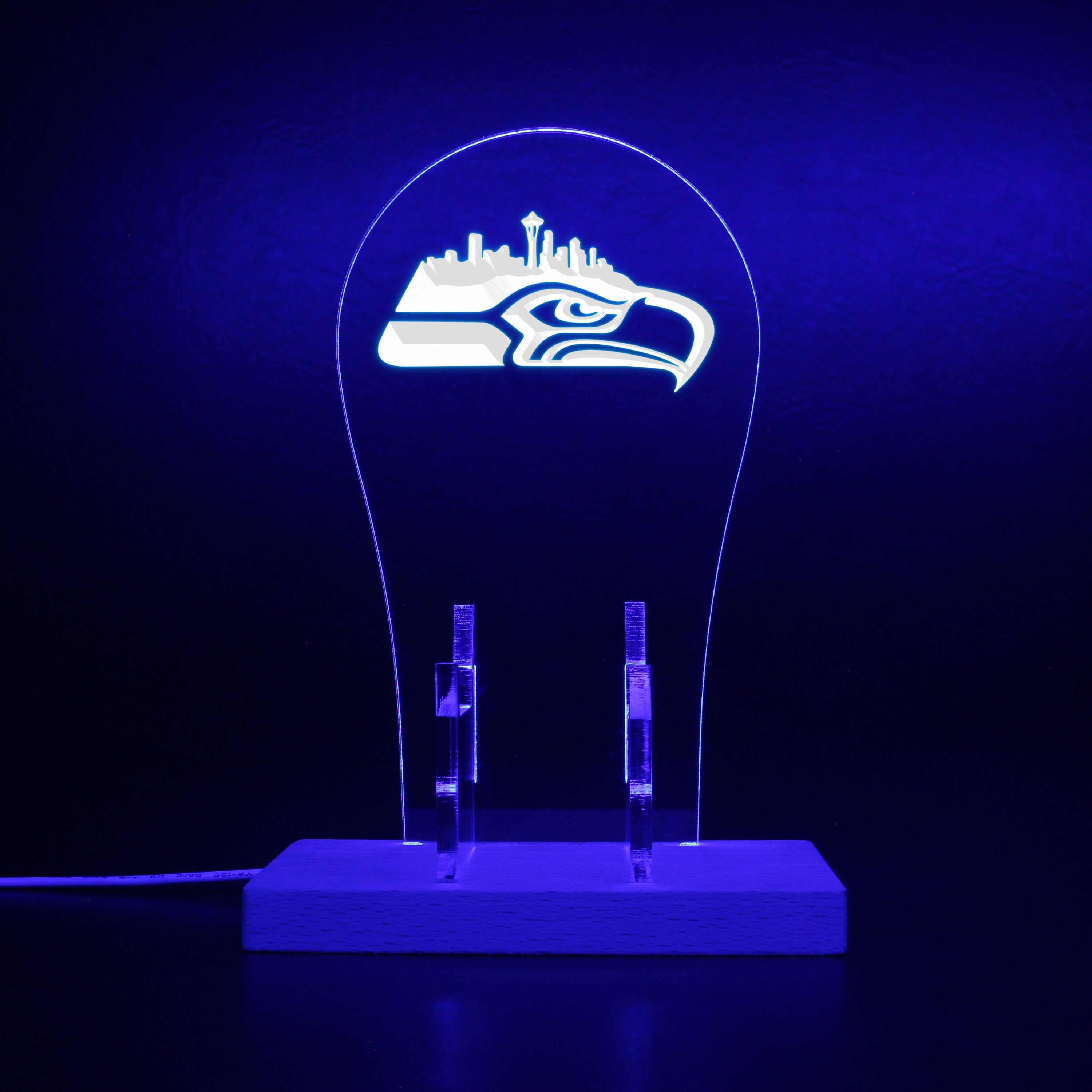 Seattle Seahawks City RGB LED Gaming Headset Controller Stand