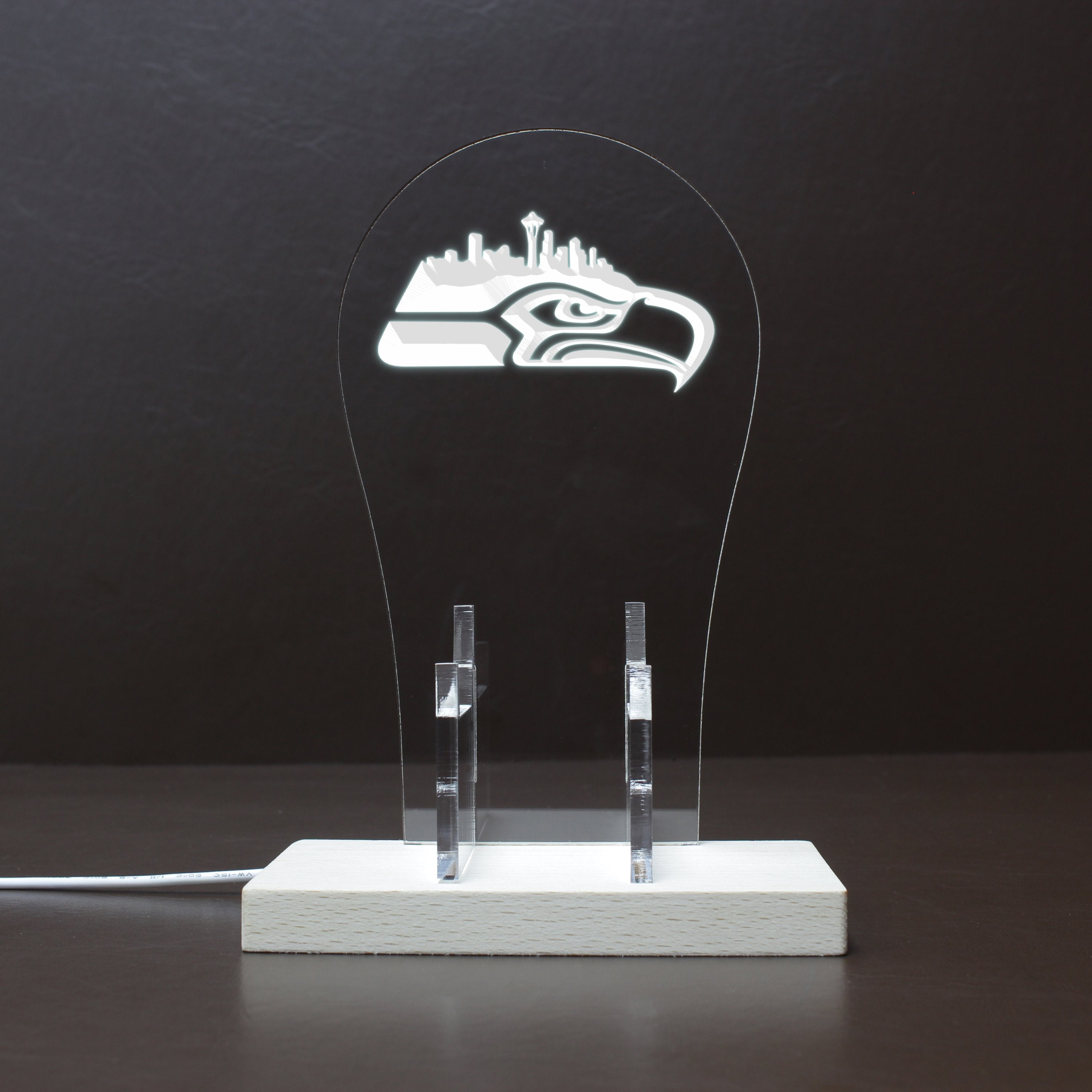 Seattle Seahawks City RGB LED Gaming Headset Controller Stand