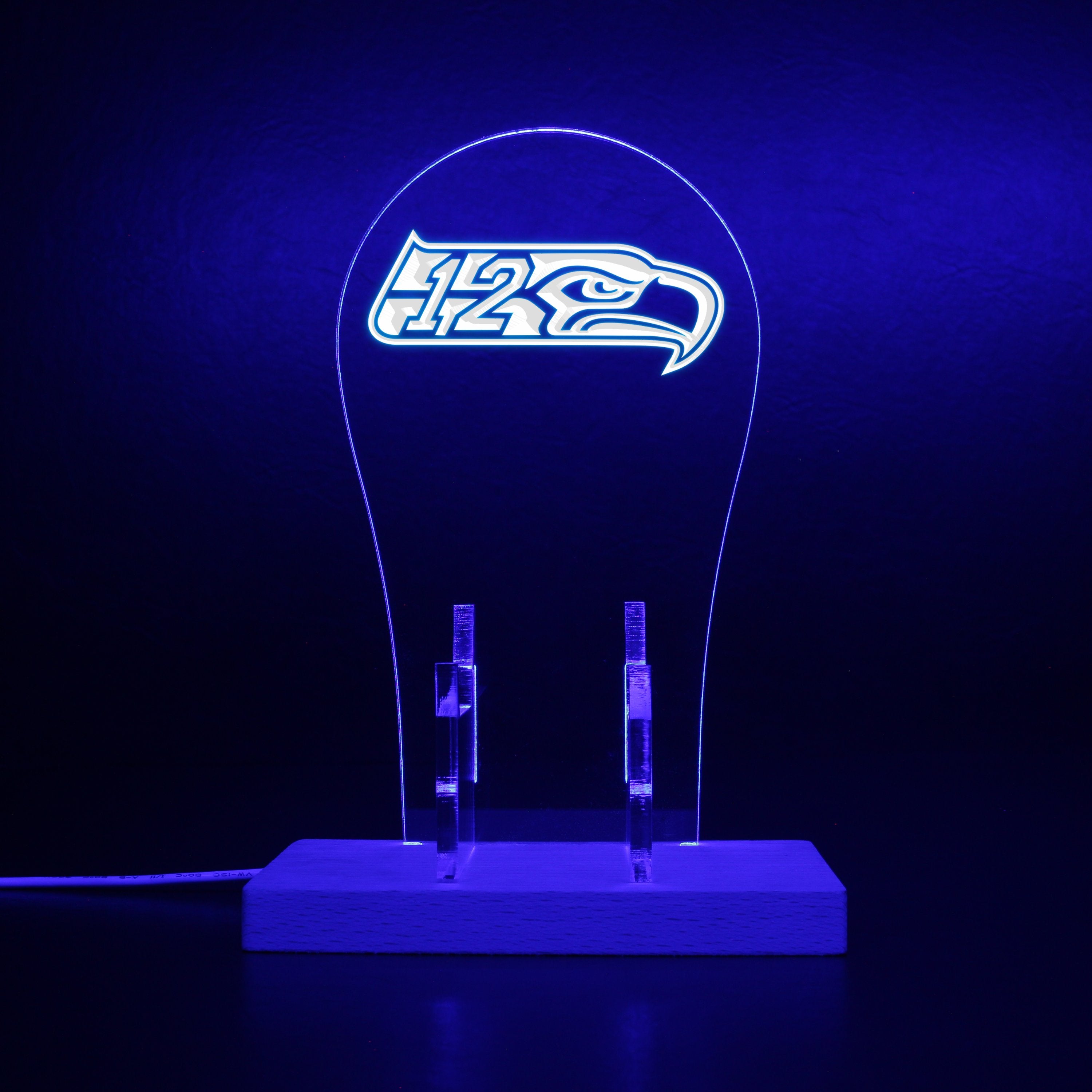 Seattle Seahawks 12Th Man RGB LED Gaming Headset Controller Stand