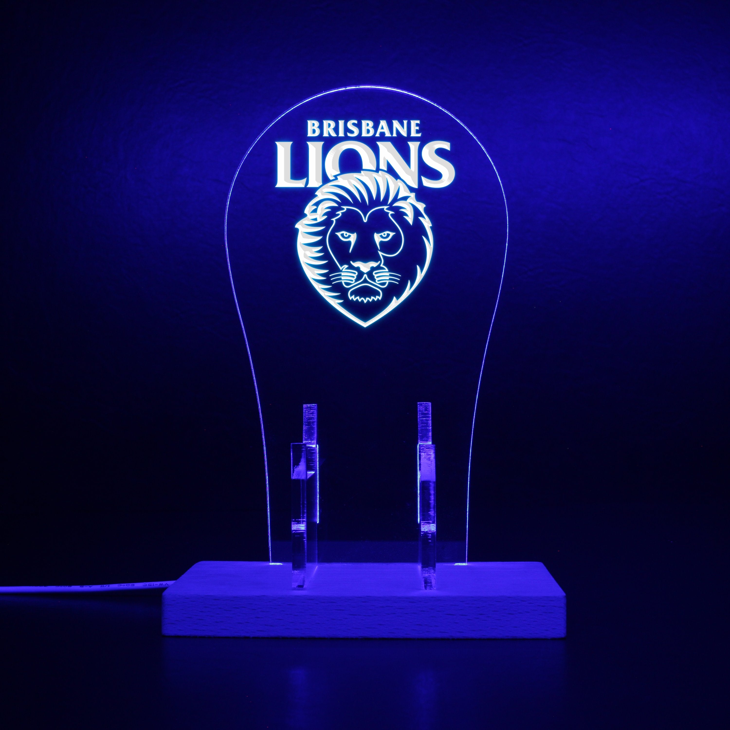Afl Brisbane Lions RGB LED Gaming Headset Controller Stand