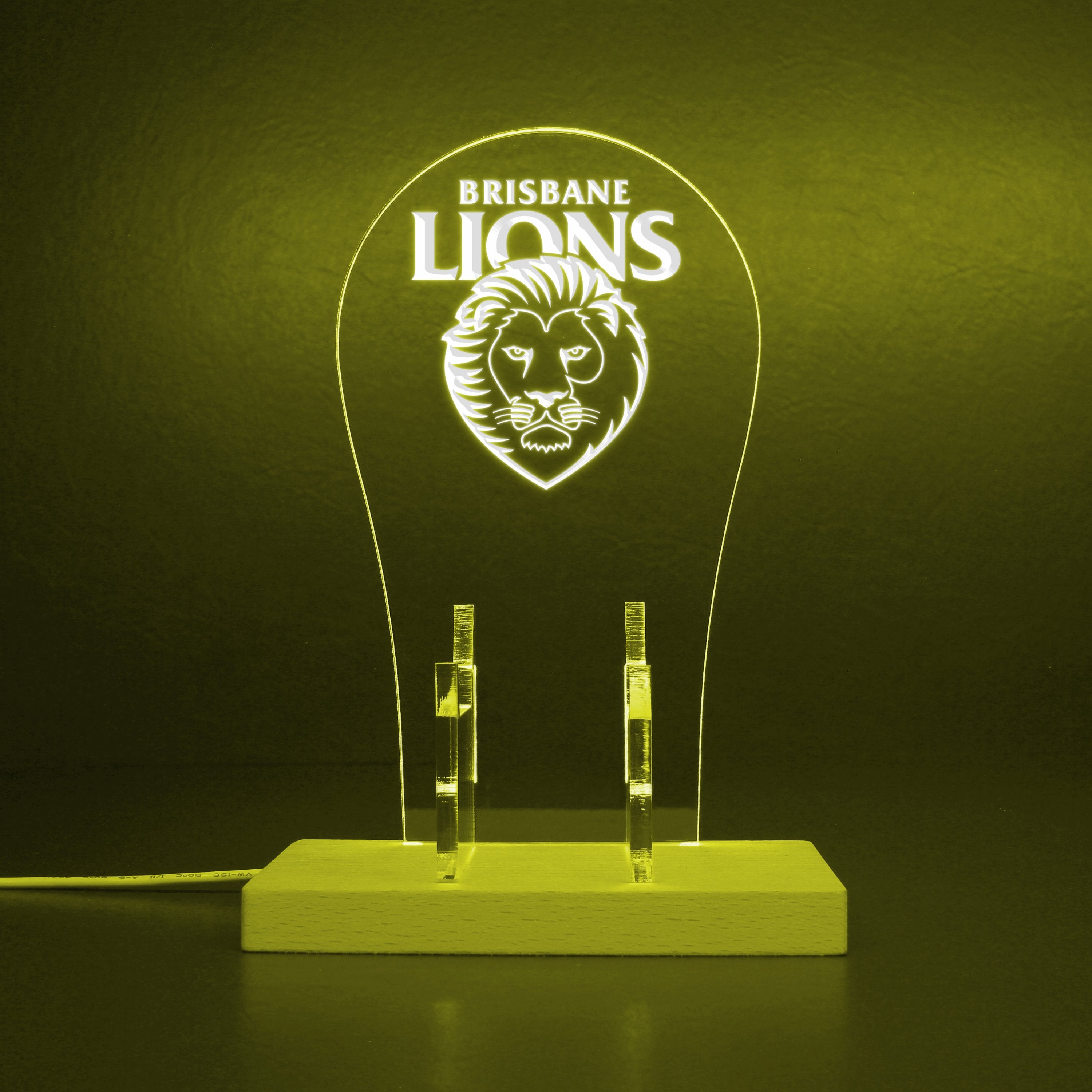 Afl Brisbane Lions RGB LED Gaming Headset Controller Stand