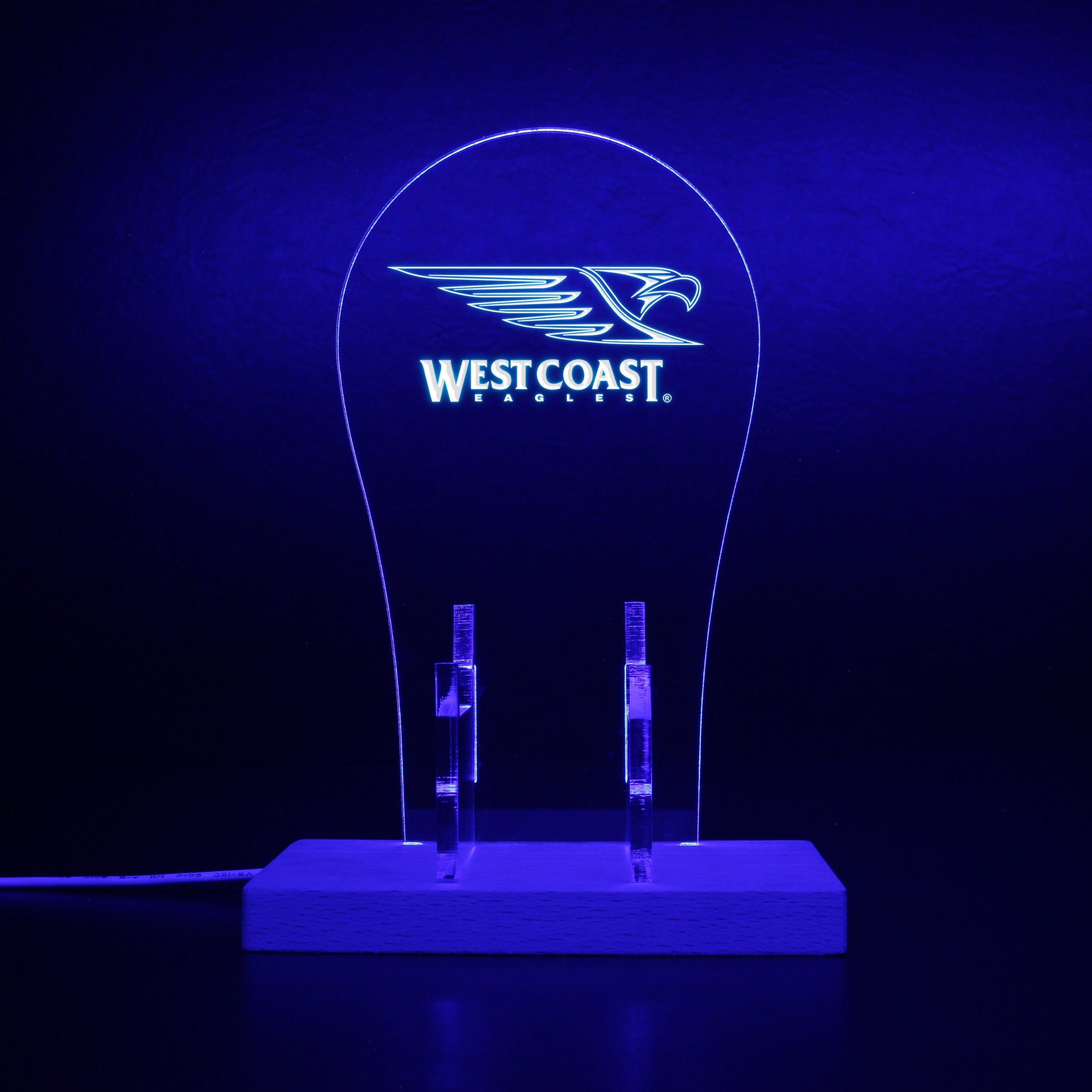 Afl West Coast Eagles RGB LED Gaming Headset Controller Stand