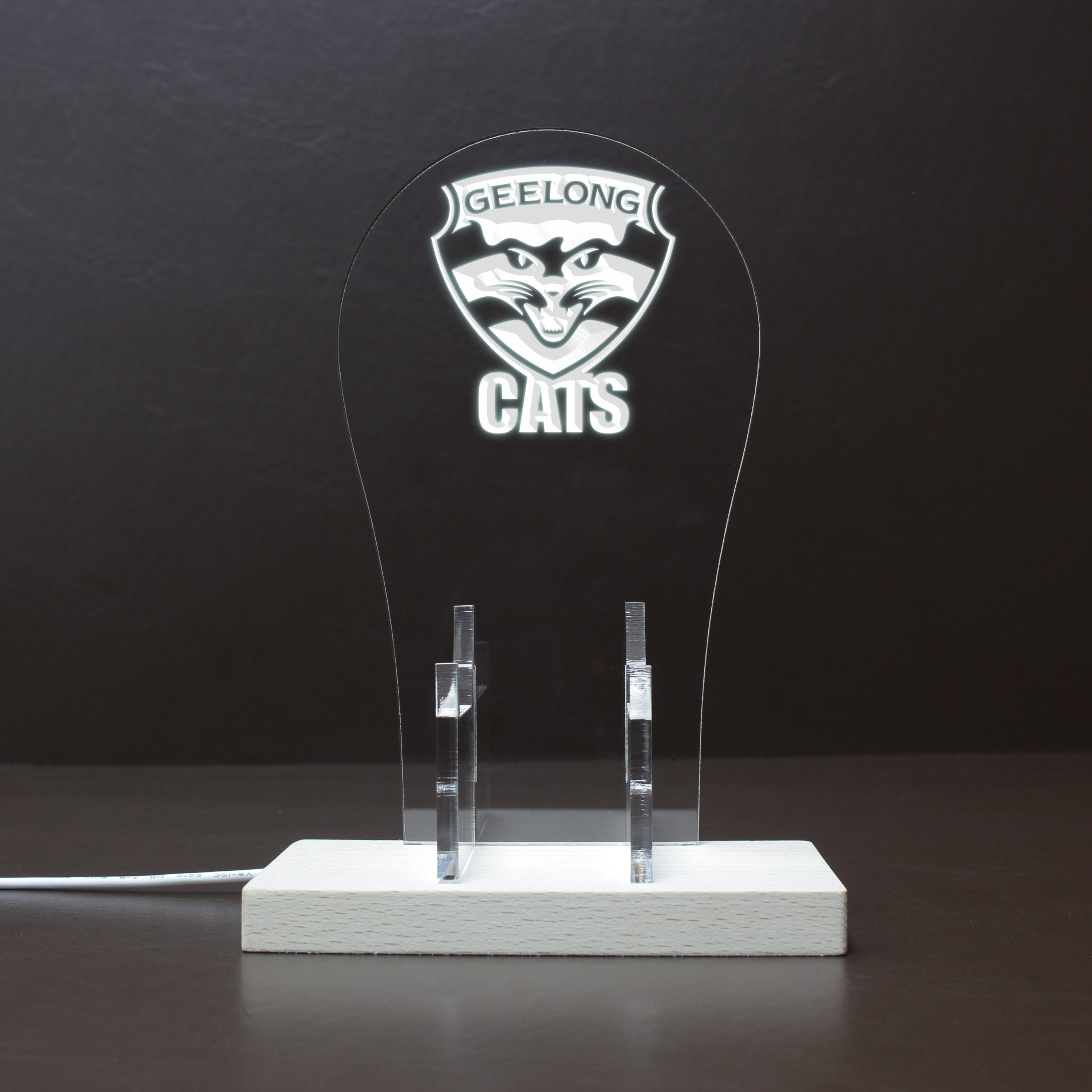 Afl Geelong Cats RGB LED Gaming Headset Controller Stand