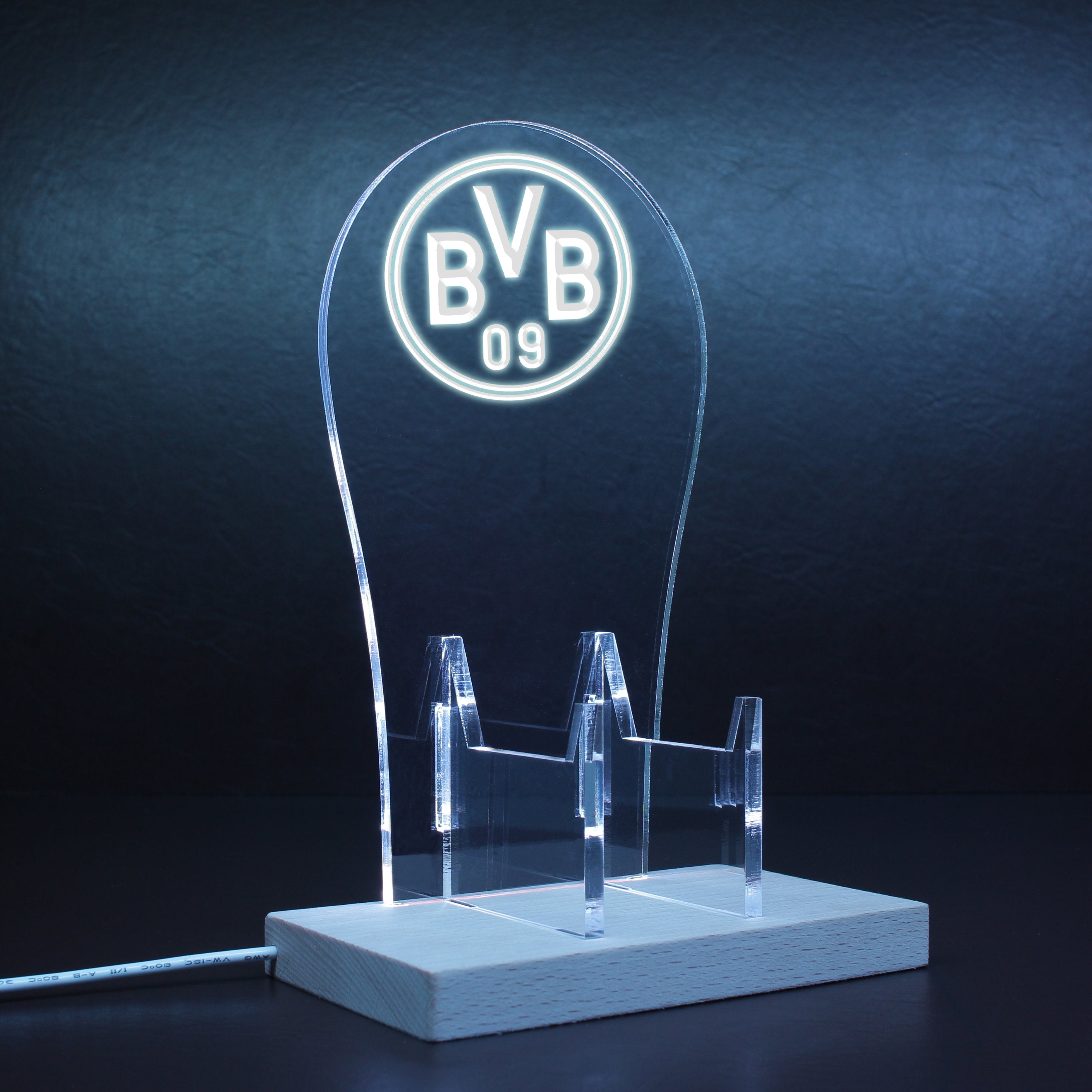 Borussia Dortmu RGB LED Gaming Headset Controller Stand