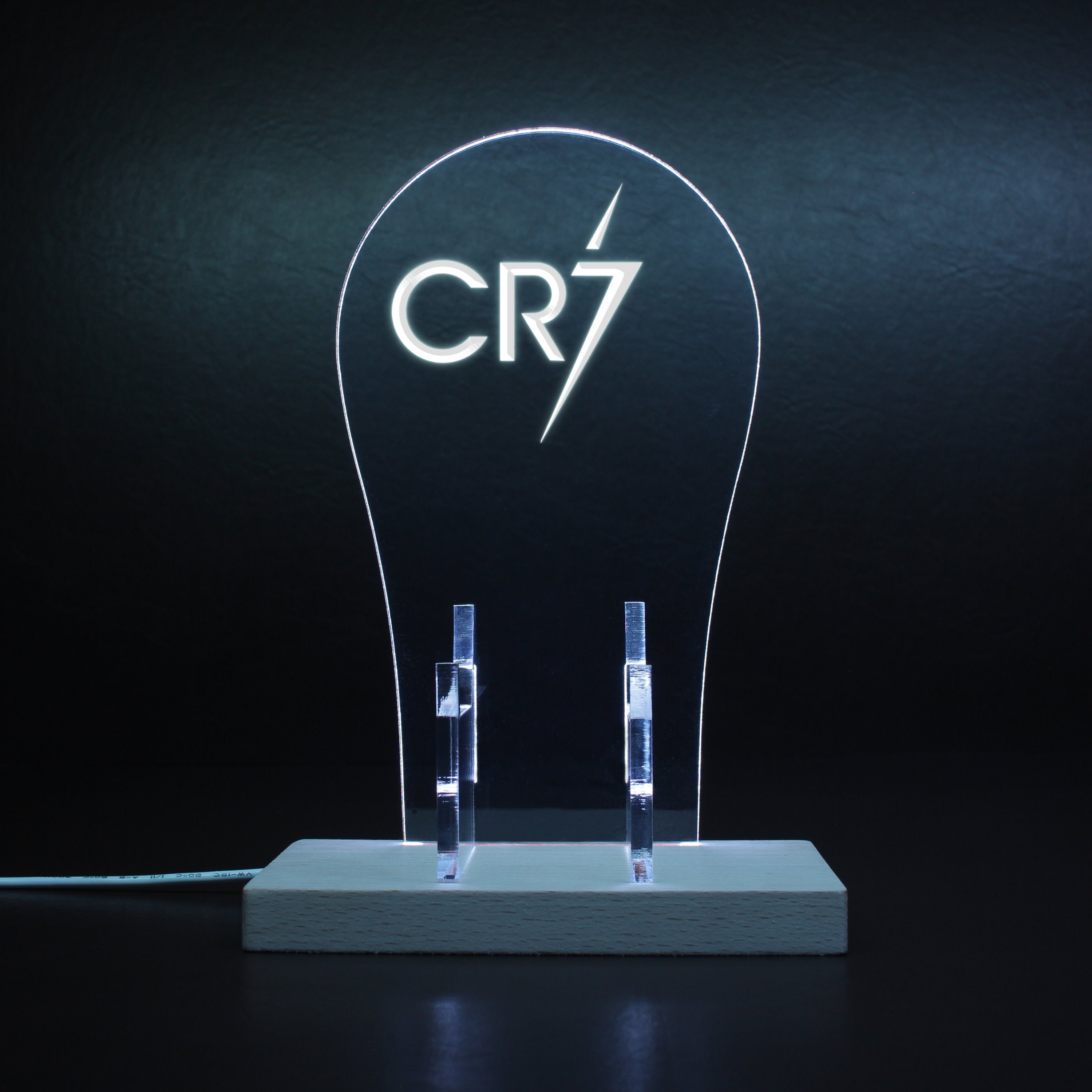 Cristiano-Ronaldo-7 RGB LED Gaming Headset Controller Stand