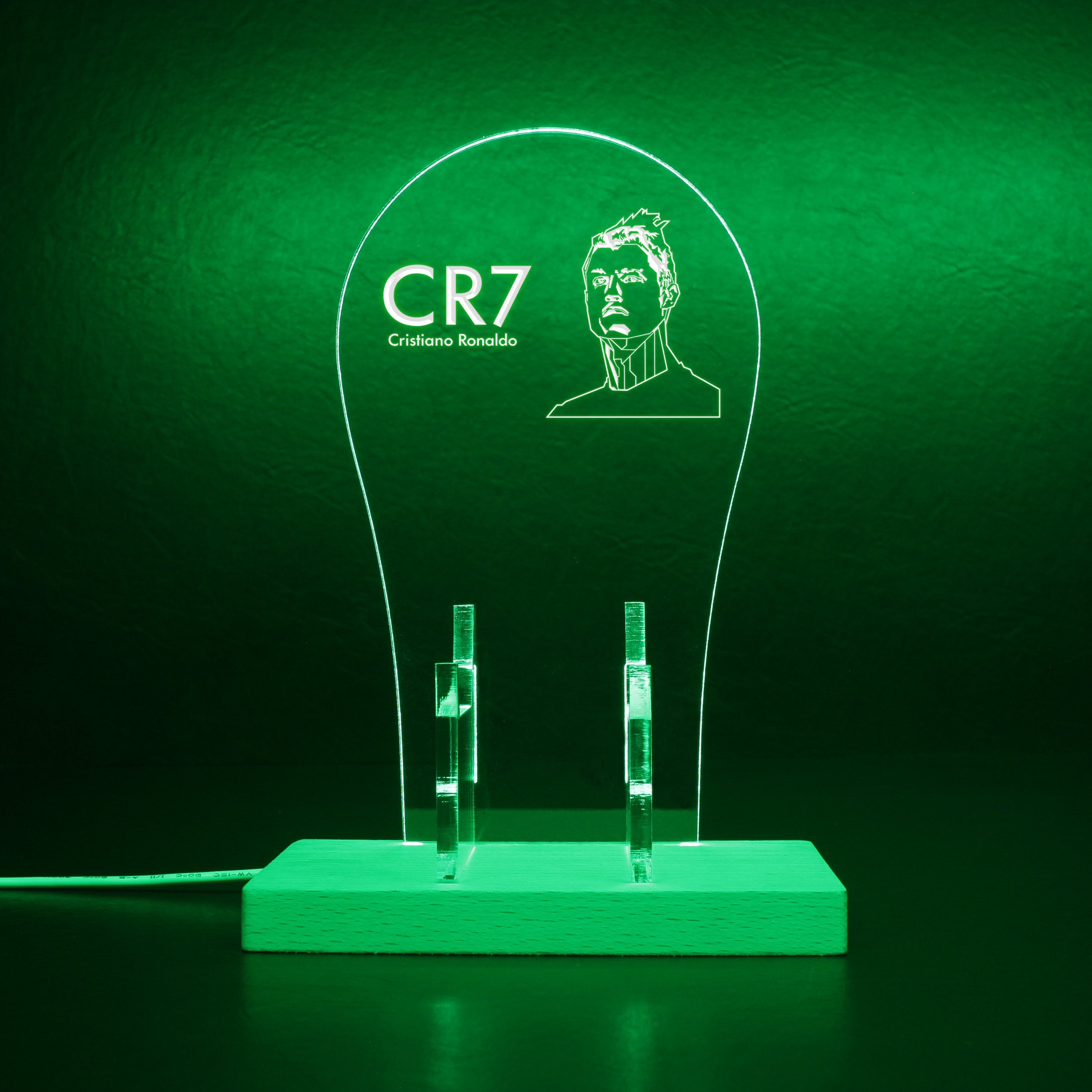 Cristiano-Ronaldo-Cr7 RGB LED Gaming Headset Controller Stand