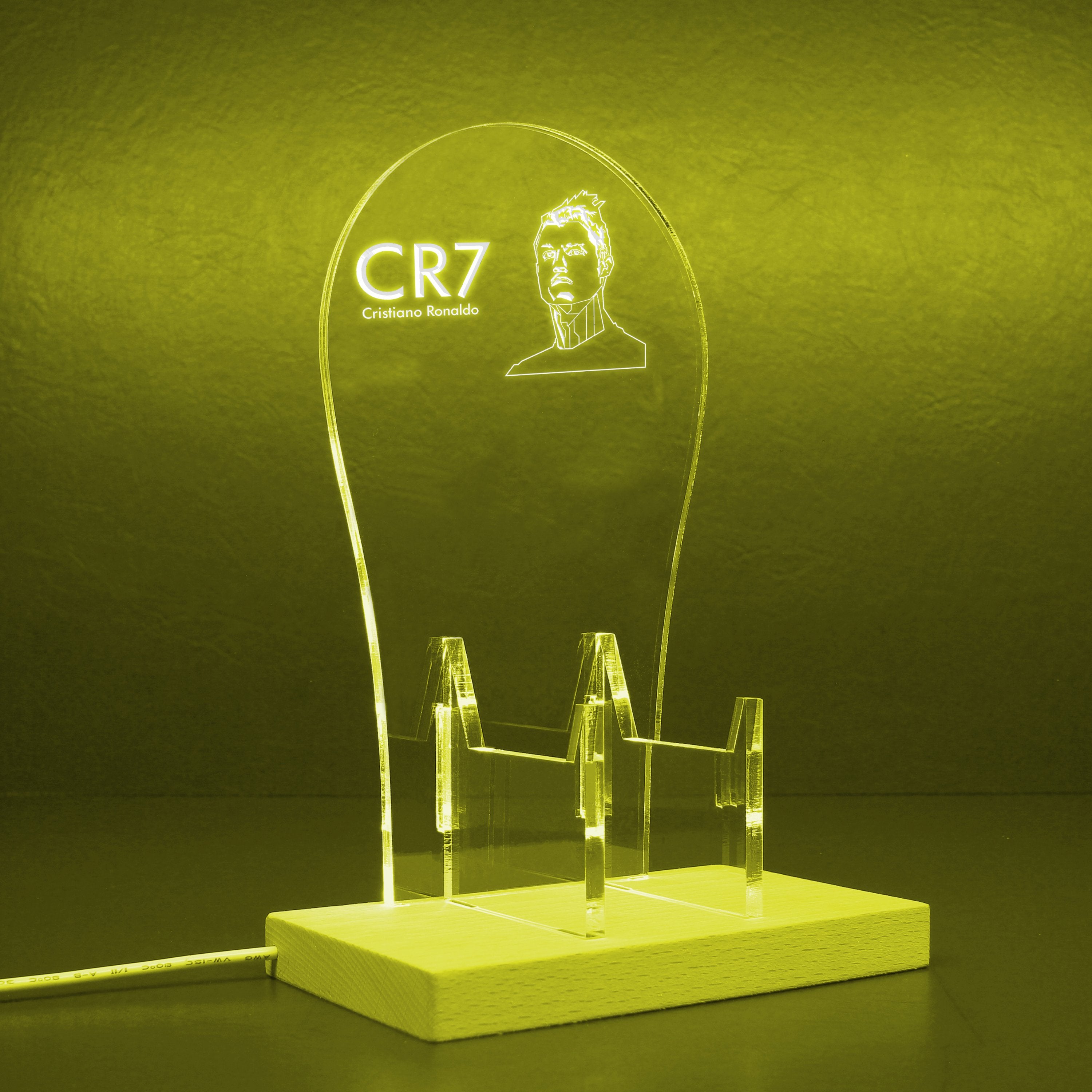 Cristiano-Ronaldo-Cr7 RGB LED Gaming Headset Controller Stand