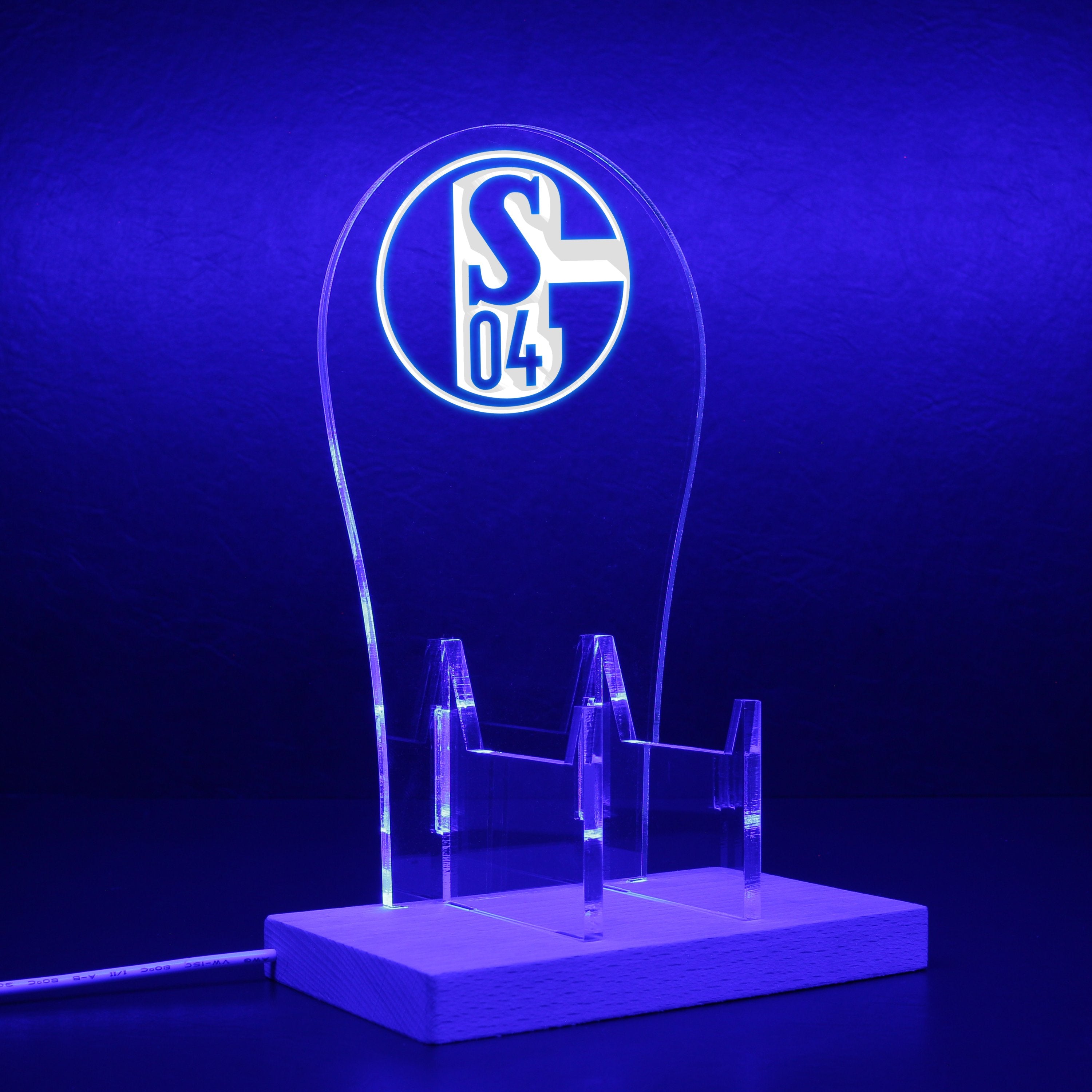 FC Schalke 04 RGB LED Gaming Headset Controller Stand