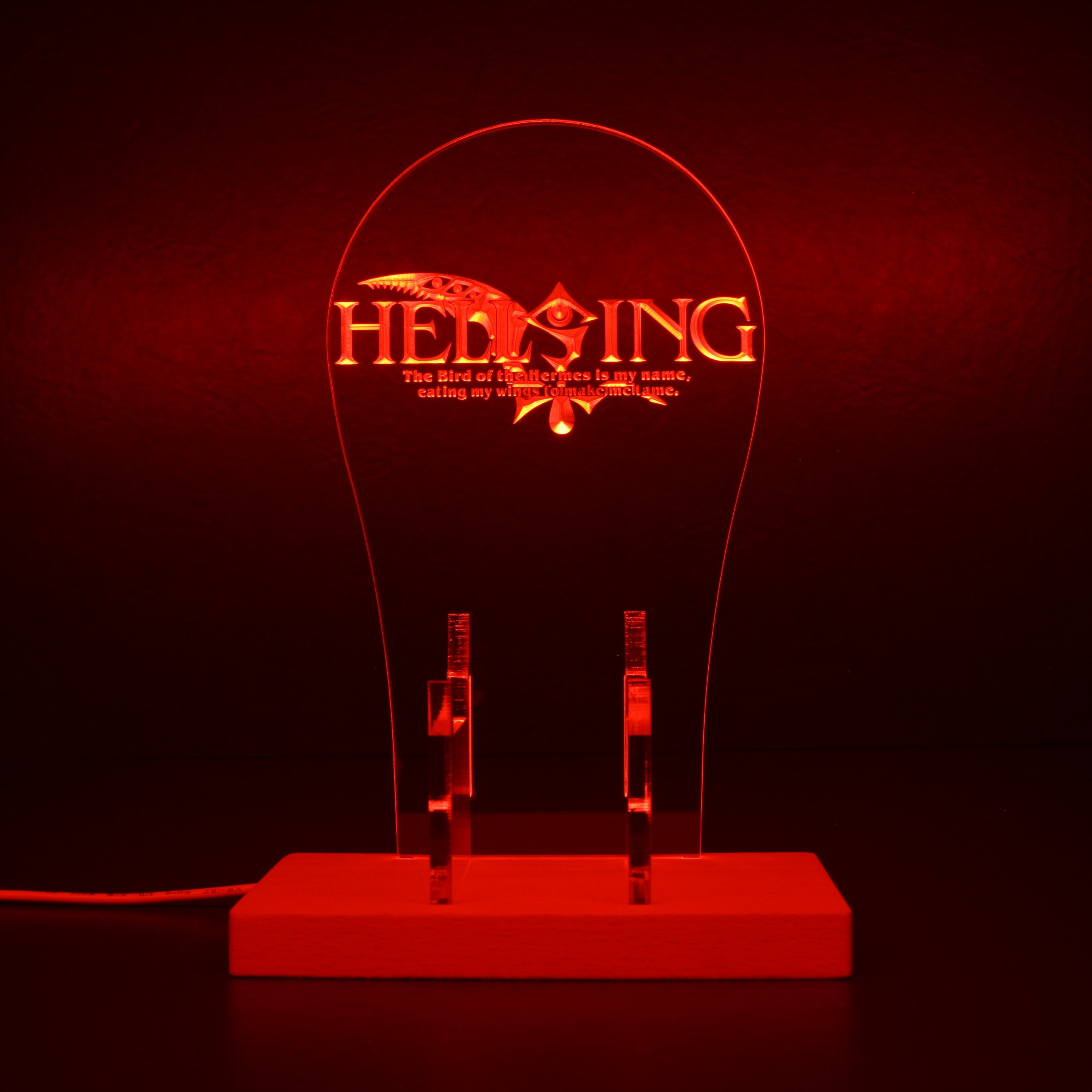 Hellsing RGB LED Gaming Headset Controller Stand
