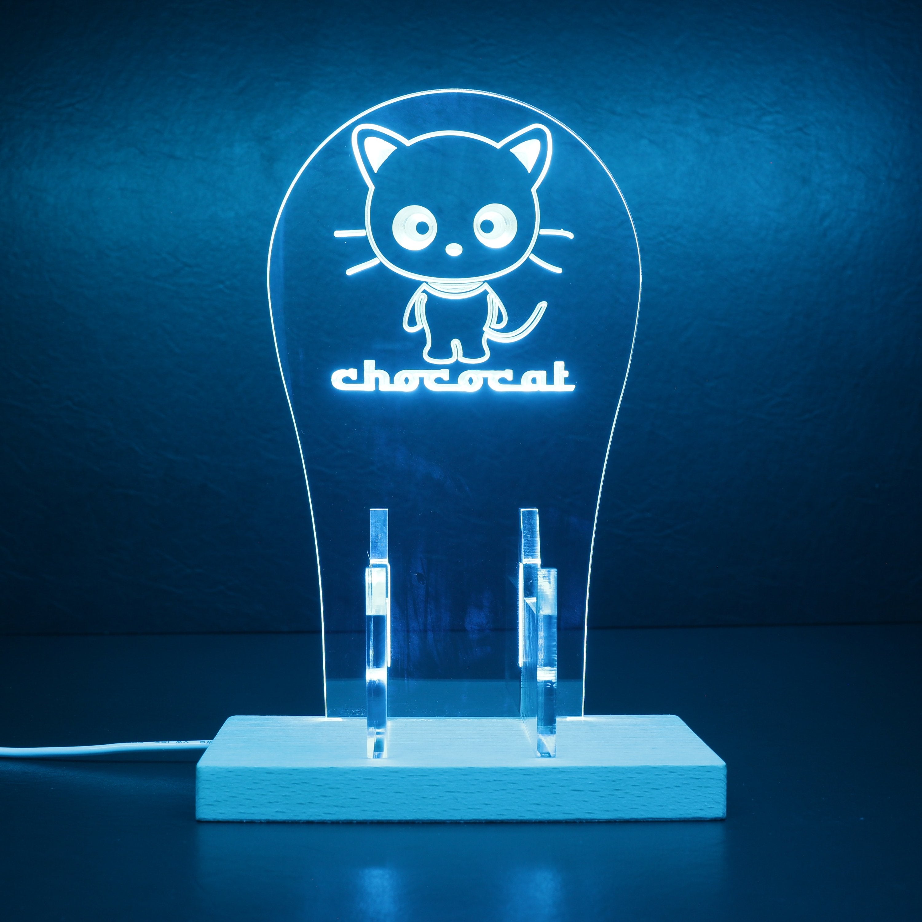 Chococat RGB LED Gaming Headset Controller Stand