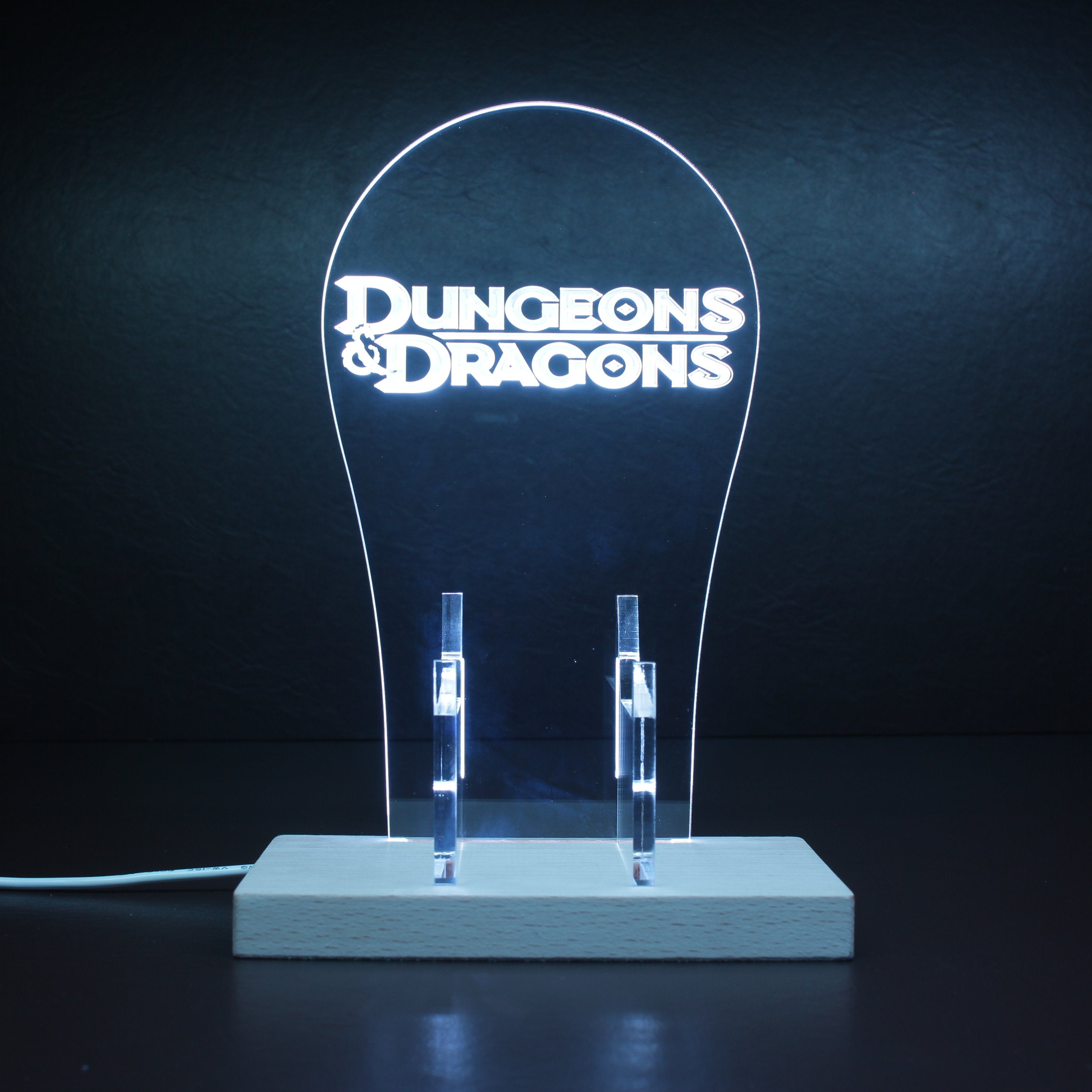 D&D RGB LED Gaming Headset Controller Stand