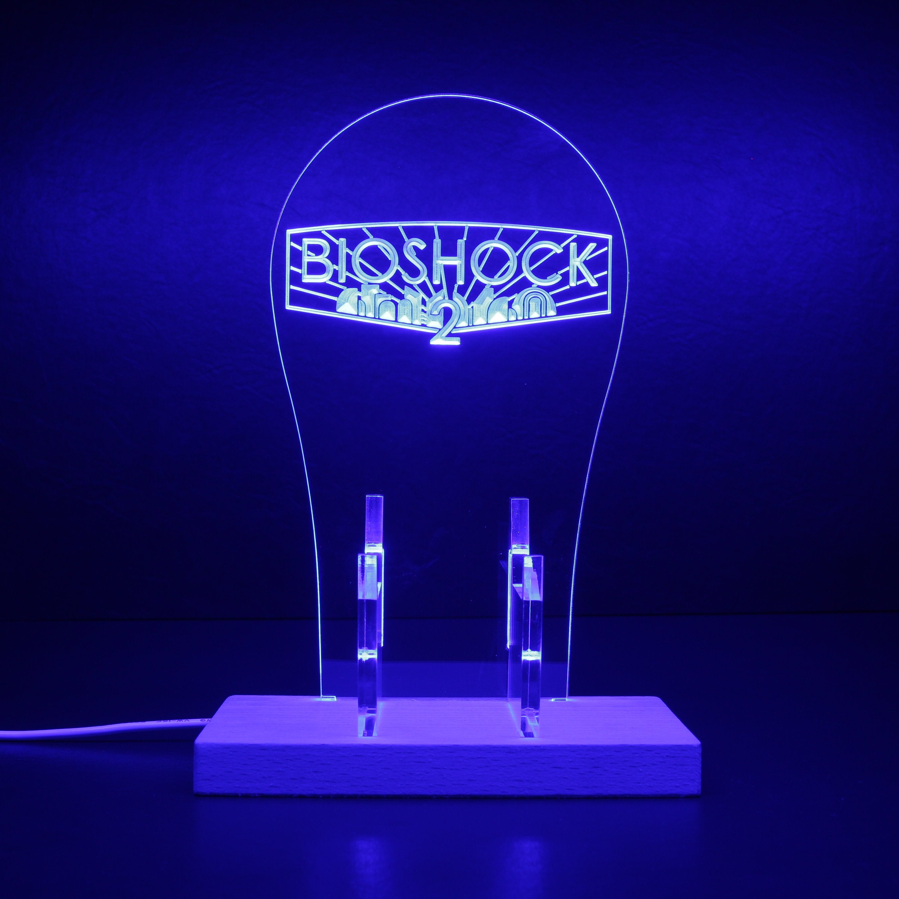 BioShock 2 RGB LED Gaming Headset Controller Stand