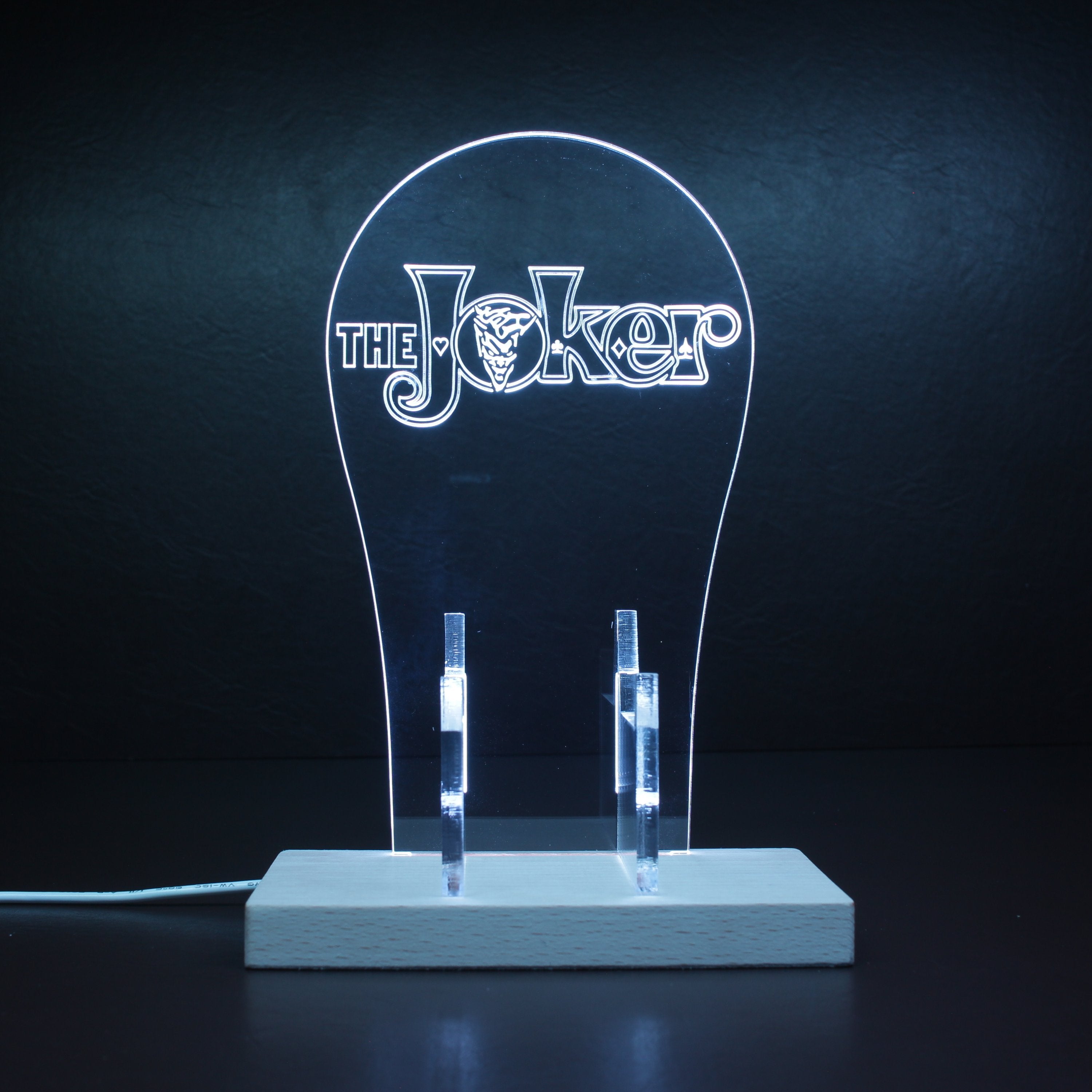 The Joker RGB LED Gaming Headset Controller Stand