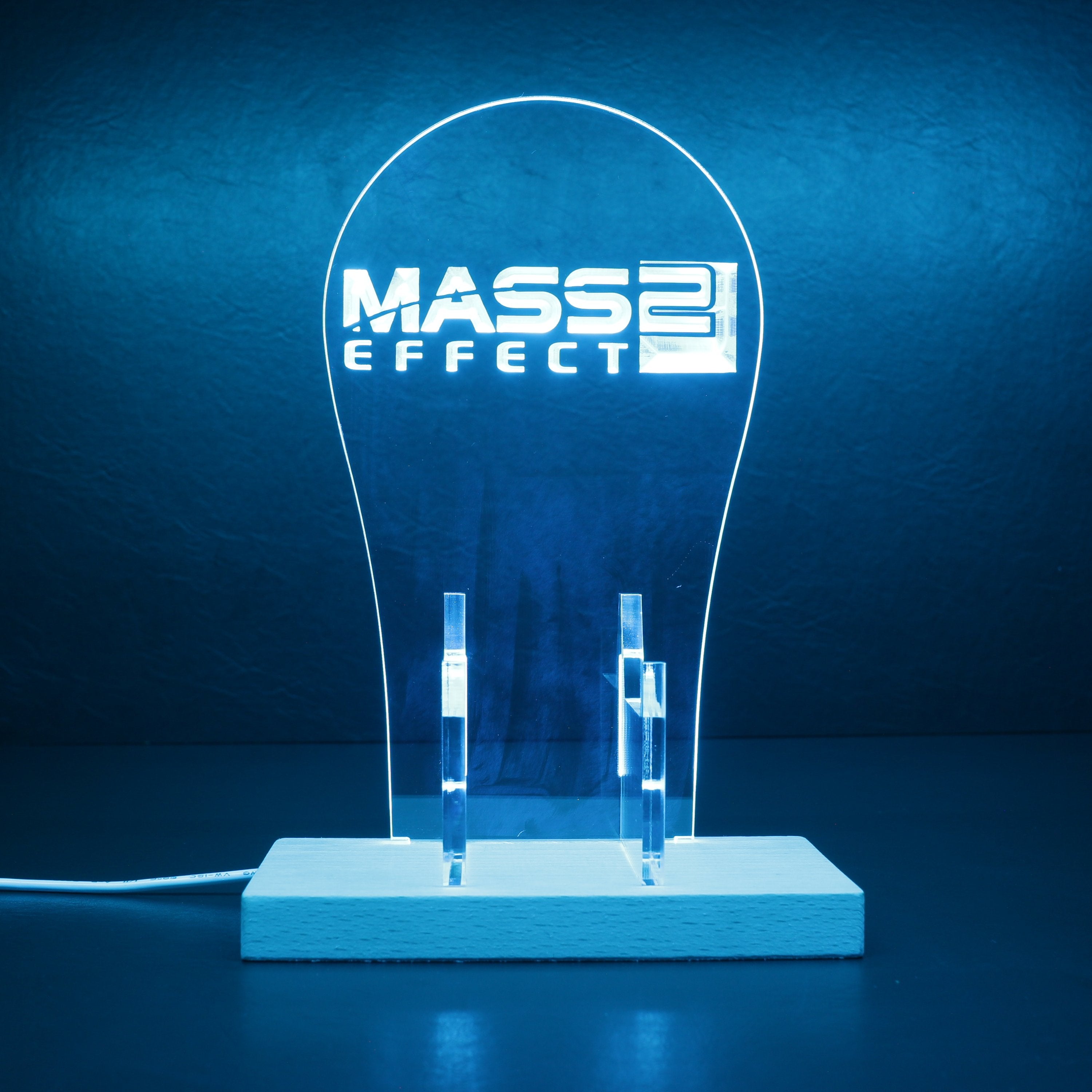 Mass Effect RGB LED Gaming Headset Controller Stand