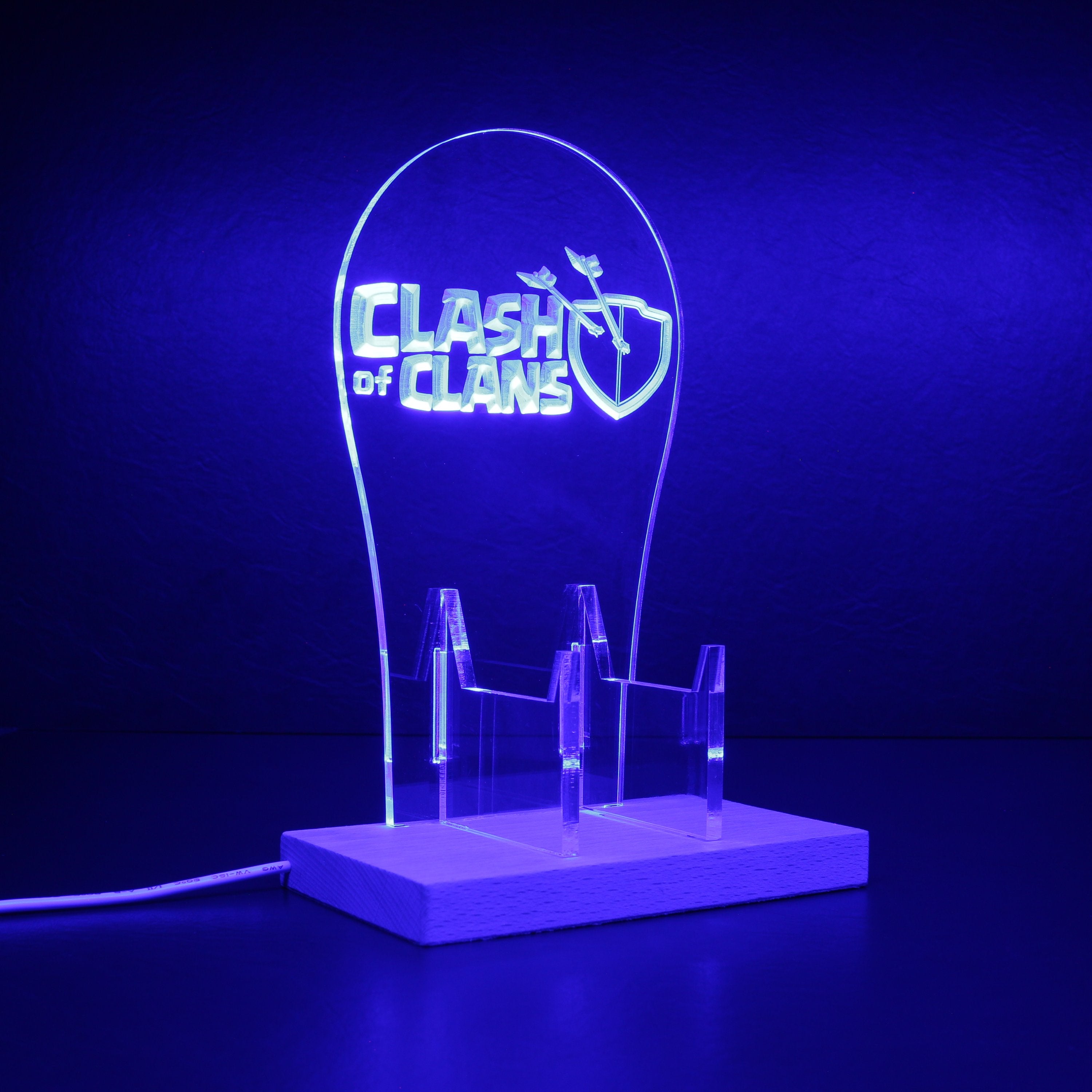 Clash of Clans RGB LED Gaming Headset Controller Stand