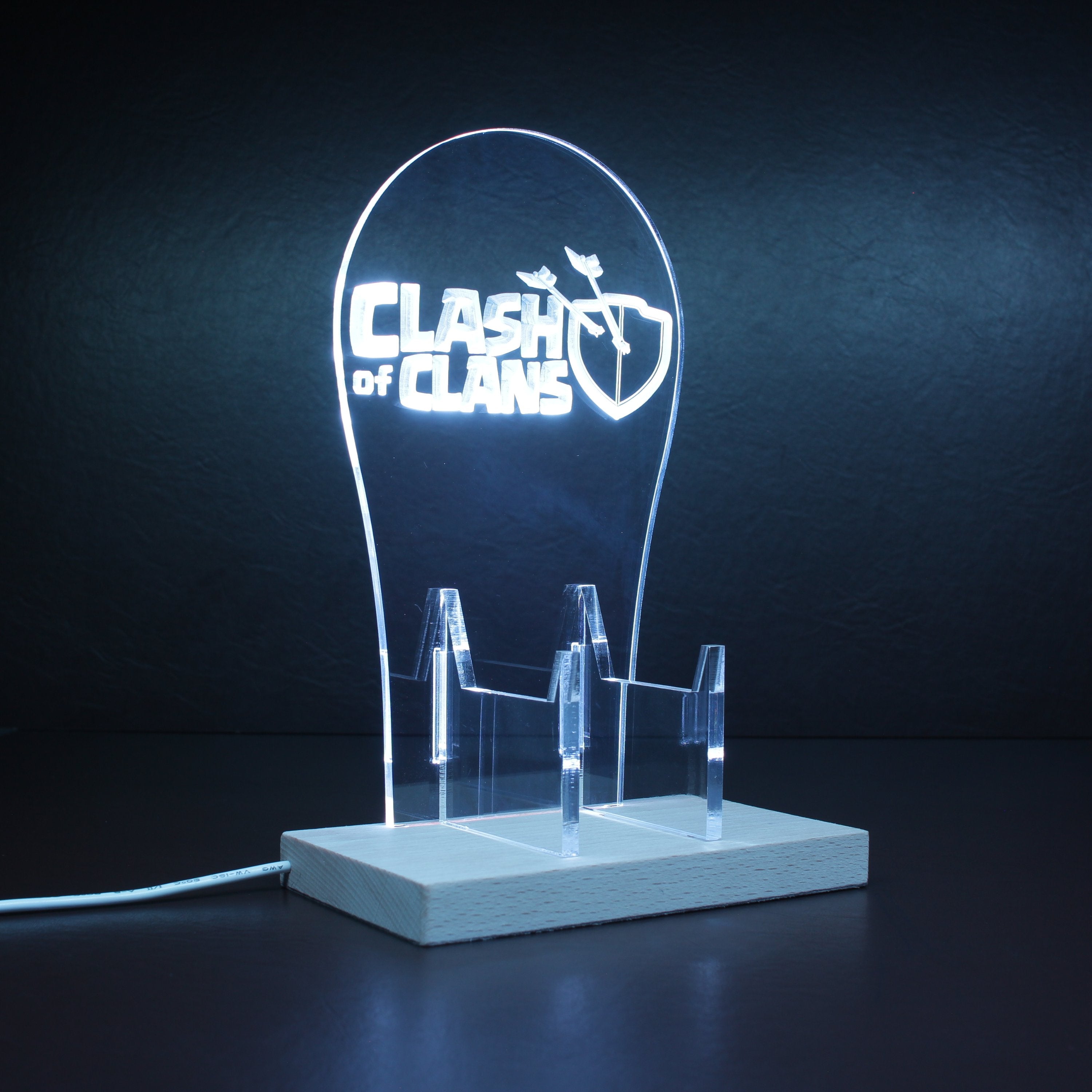 Clash of Clans RGB LED Gaming Headset Controller Stand