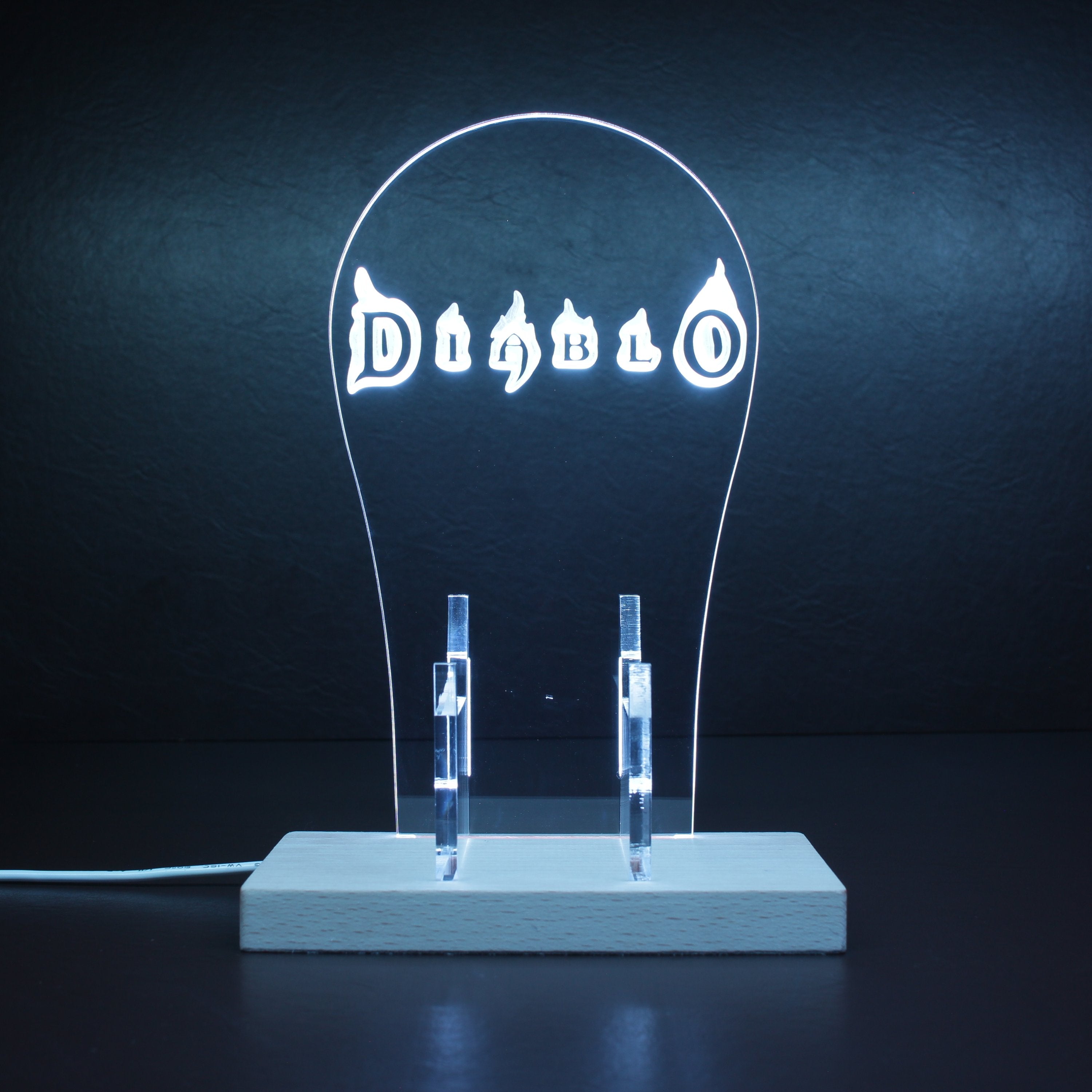 Diablo RGB LED Gaming Headset Controller Stand