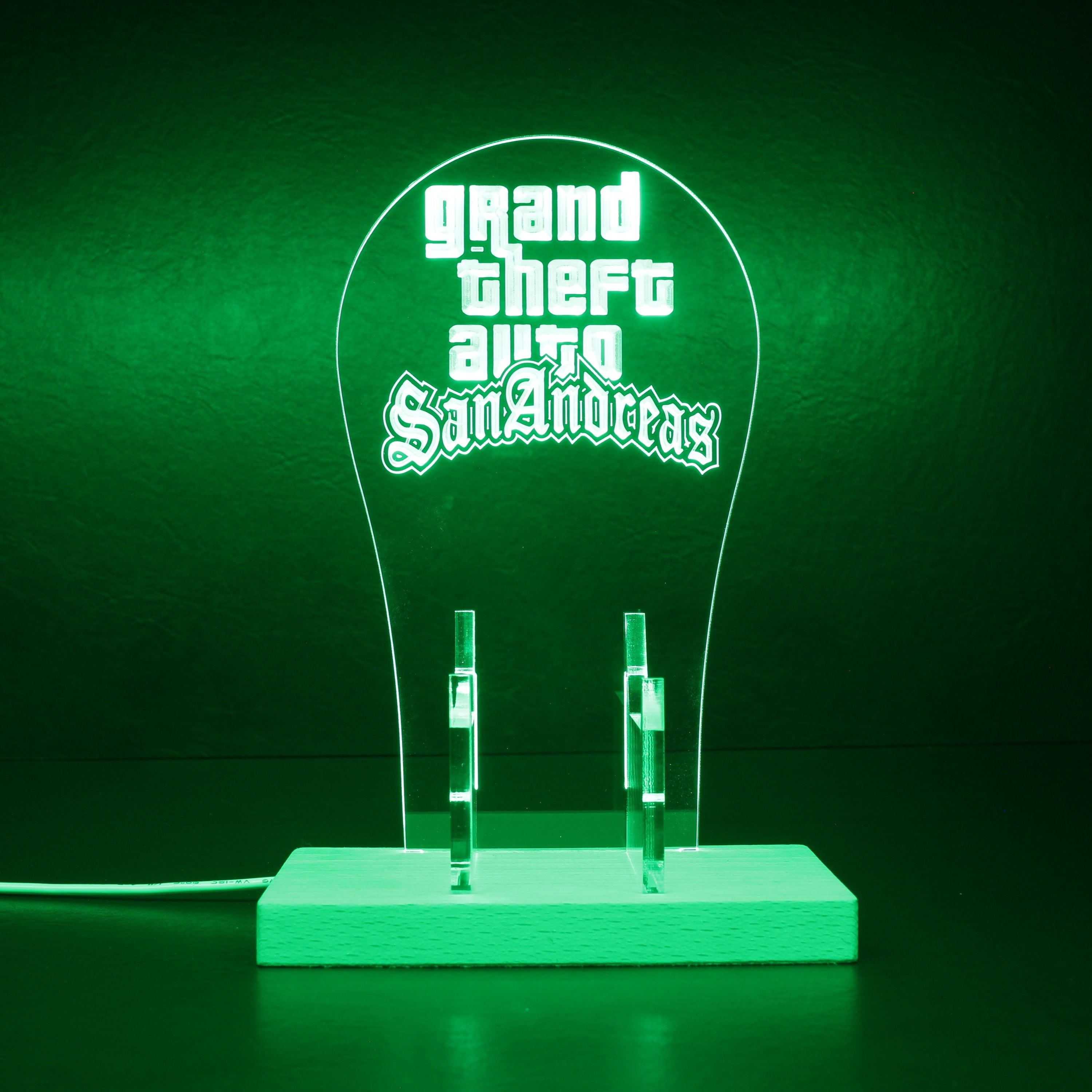 Grand Theft Auto RGB LED Gaming Headset Controller Stand