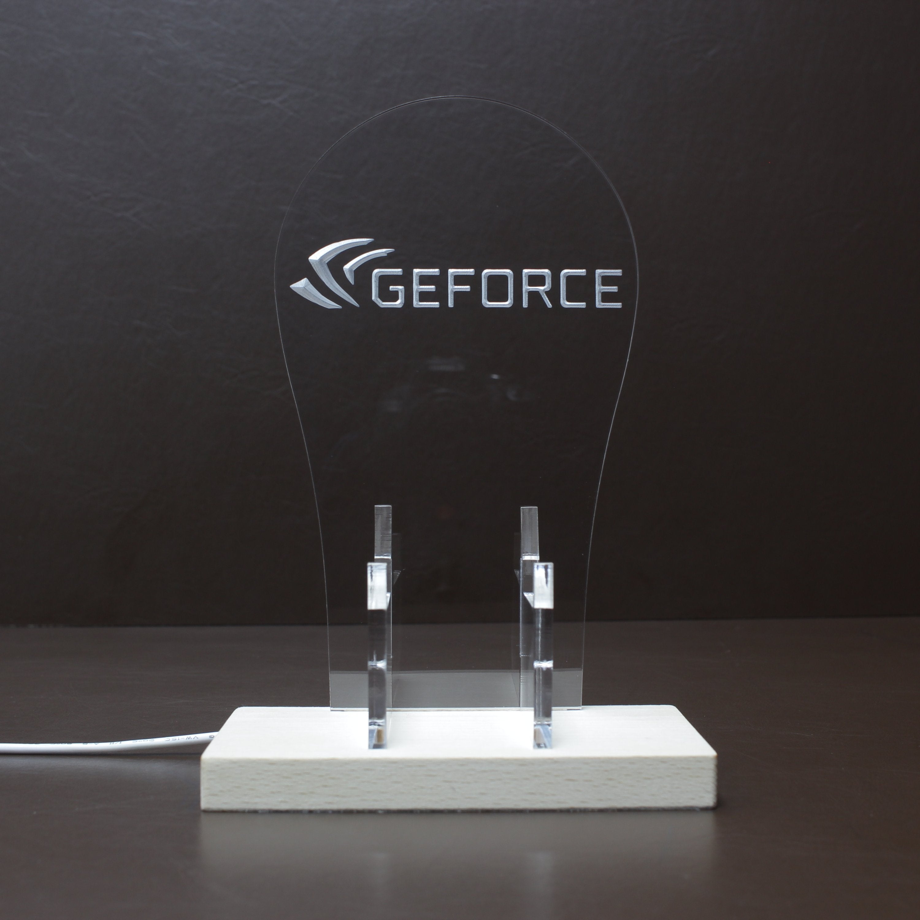 Geforce RGB LED Gaming Headset Controller Stand