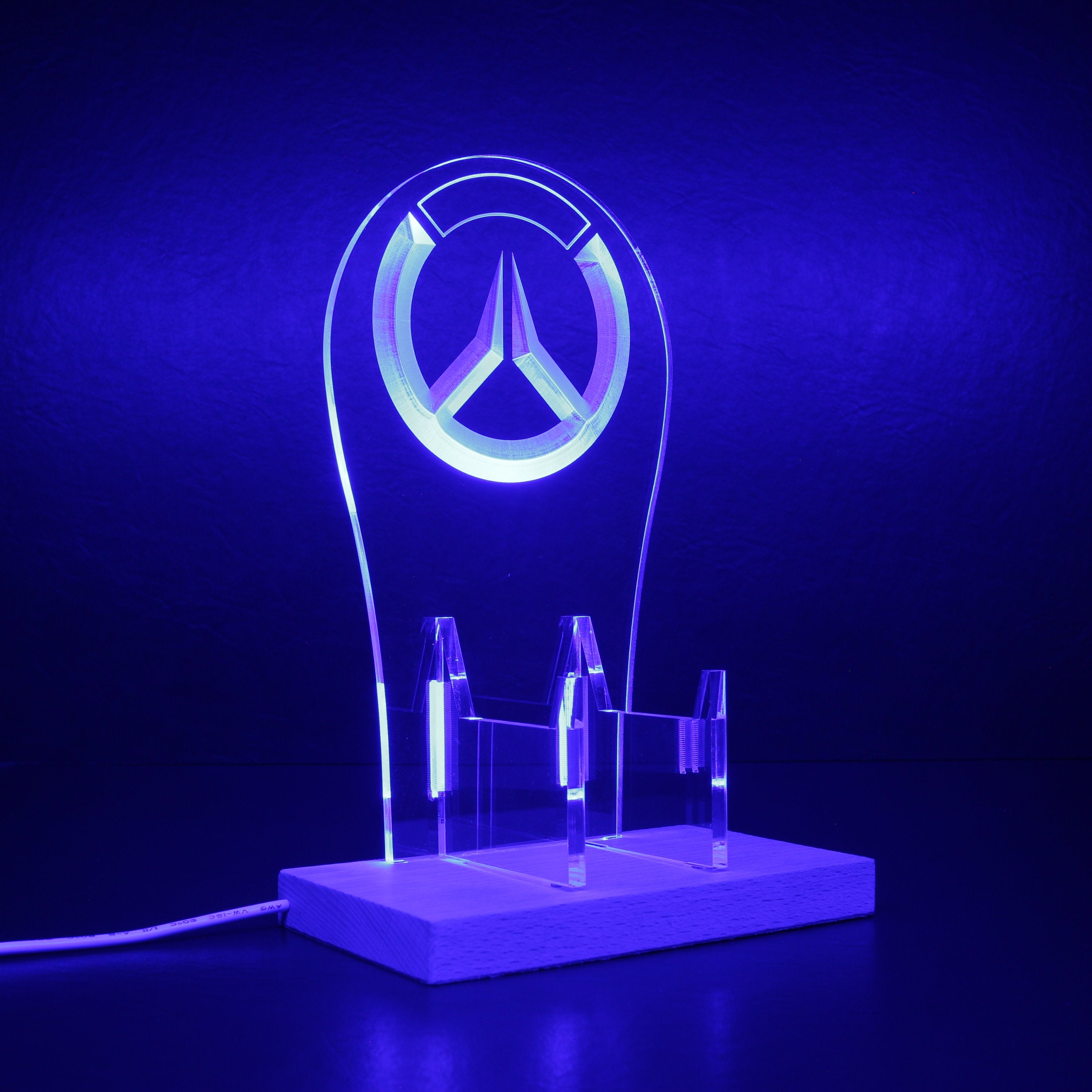 Overwatch RGB LED Gaming Headset Controller Stand