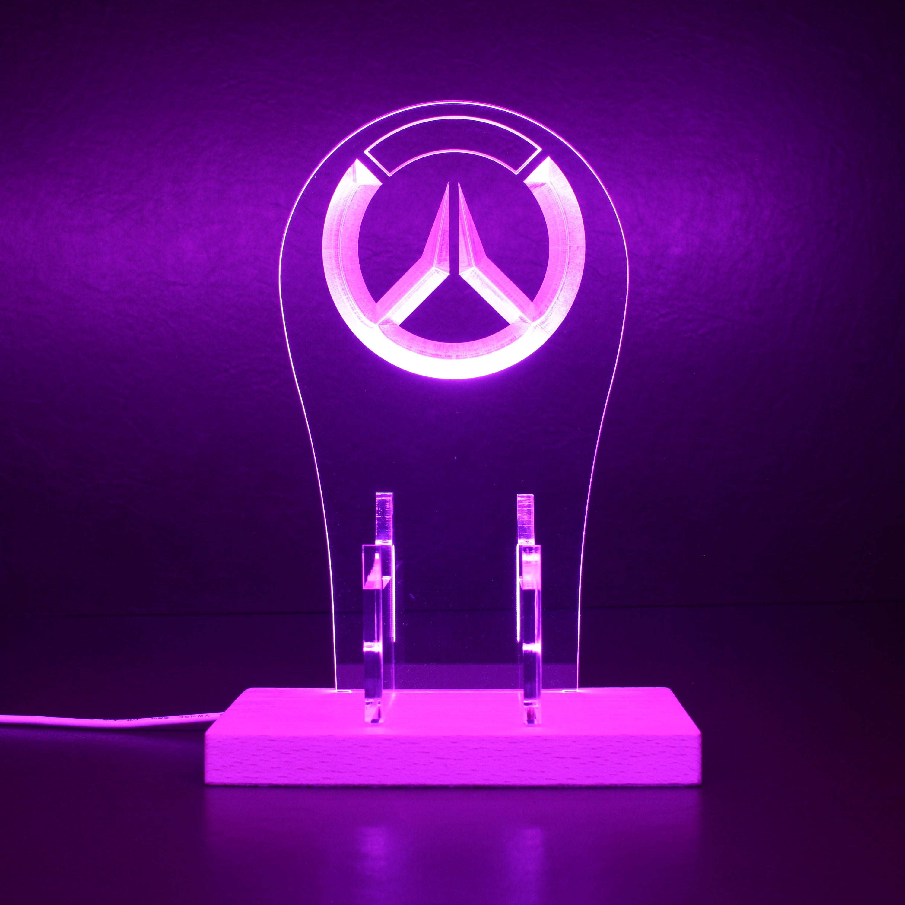 Overwatch RGB LED Gaming Headset Controller Stand