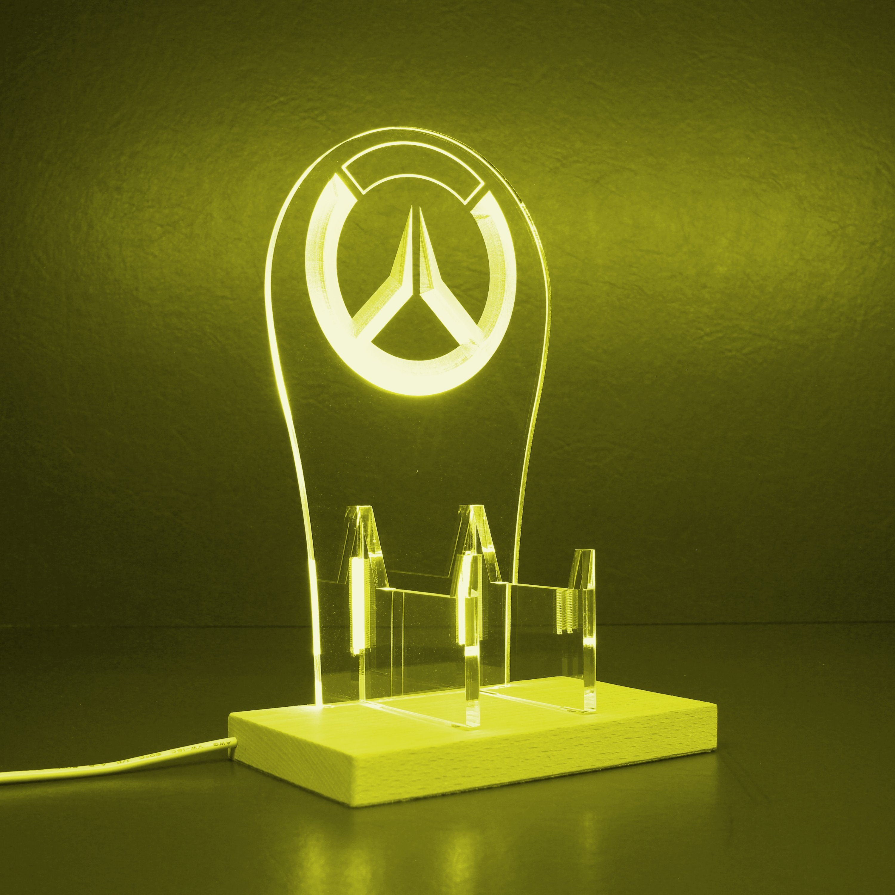 Overwatch RGB LED Gaming Headset Controller Stand